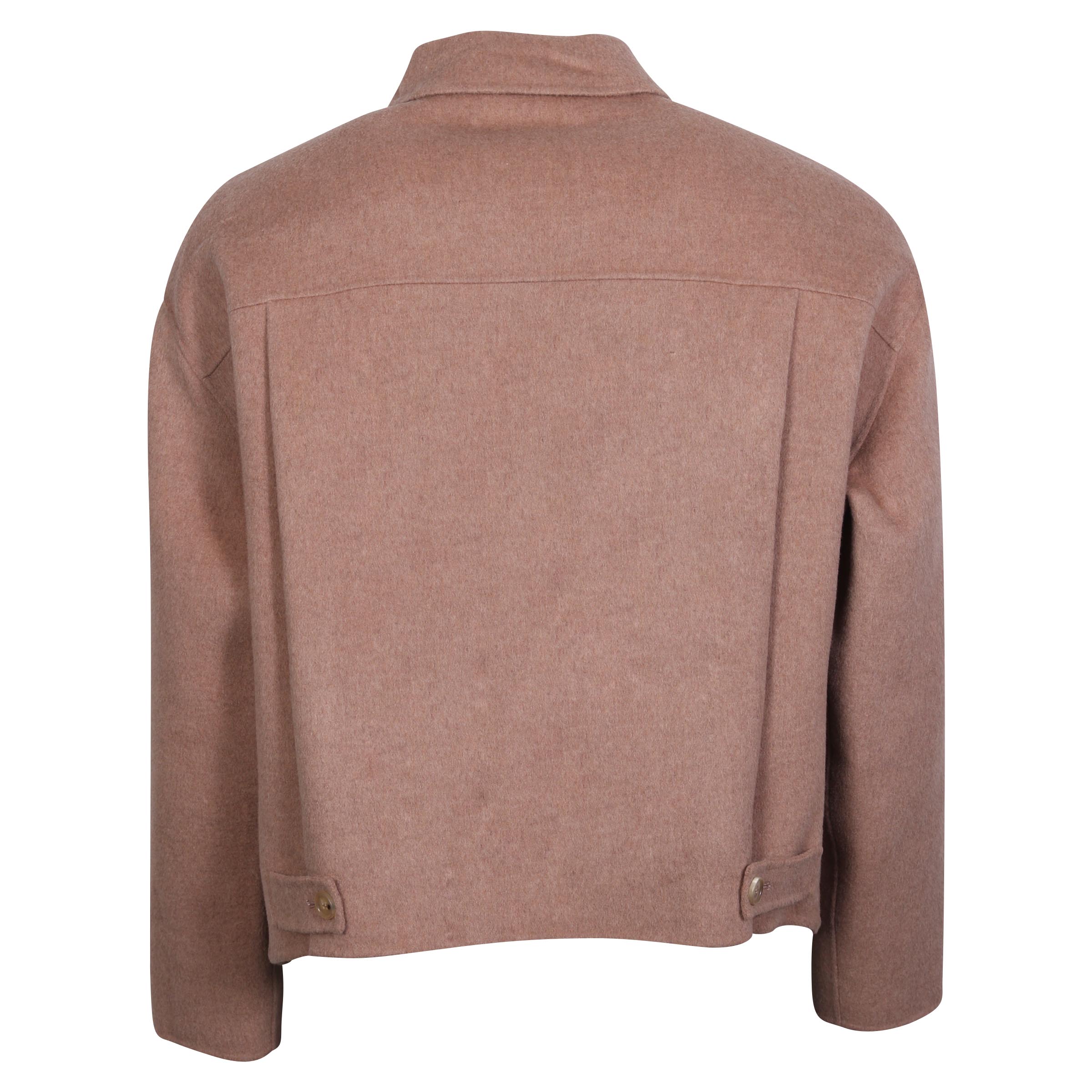 Acne Studios Zip Wool Jacket in Camel Melange