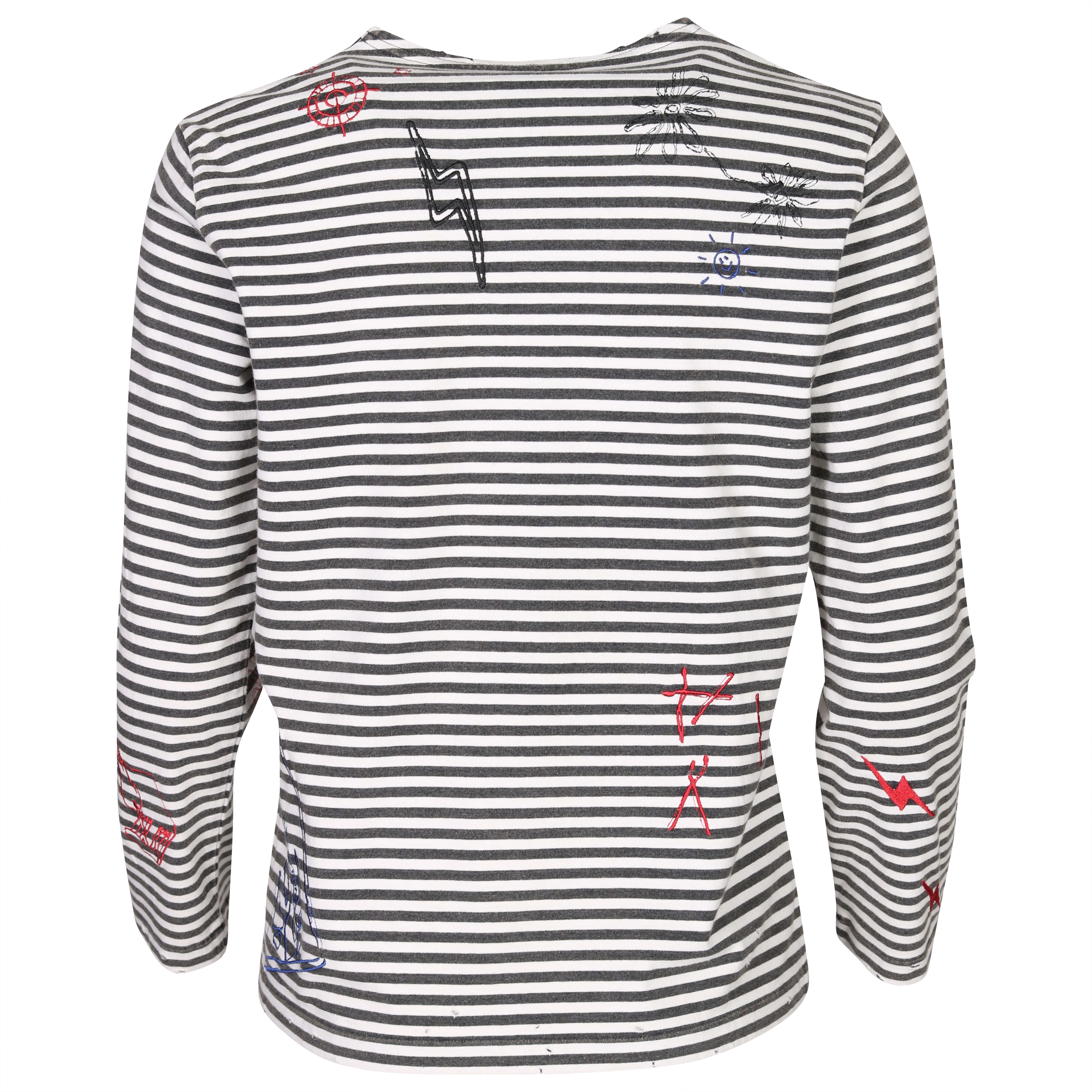 R13 Striped Longsleeve Multicolour