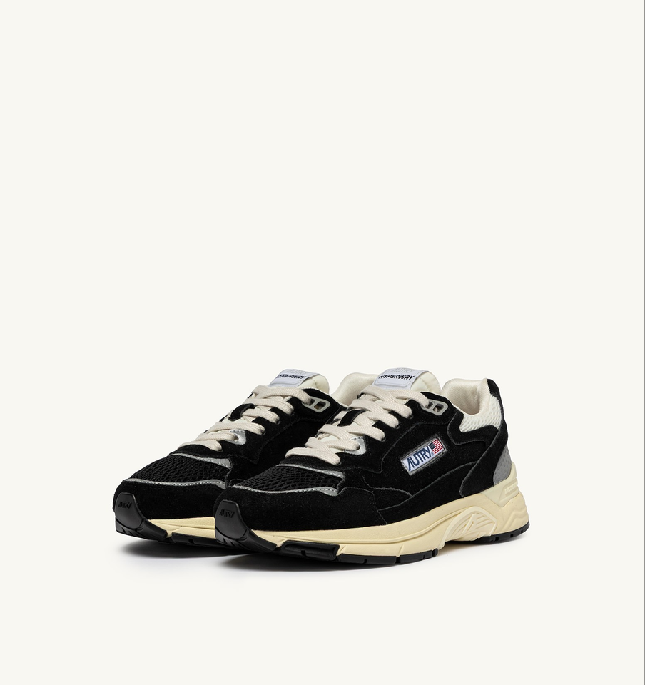 AUTRY ACTION SHOES Hyperway in Suede/Mesh/Black/Silver 47