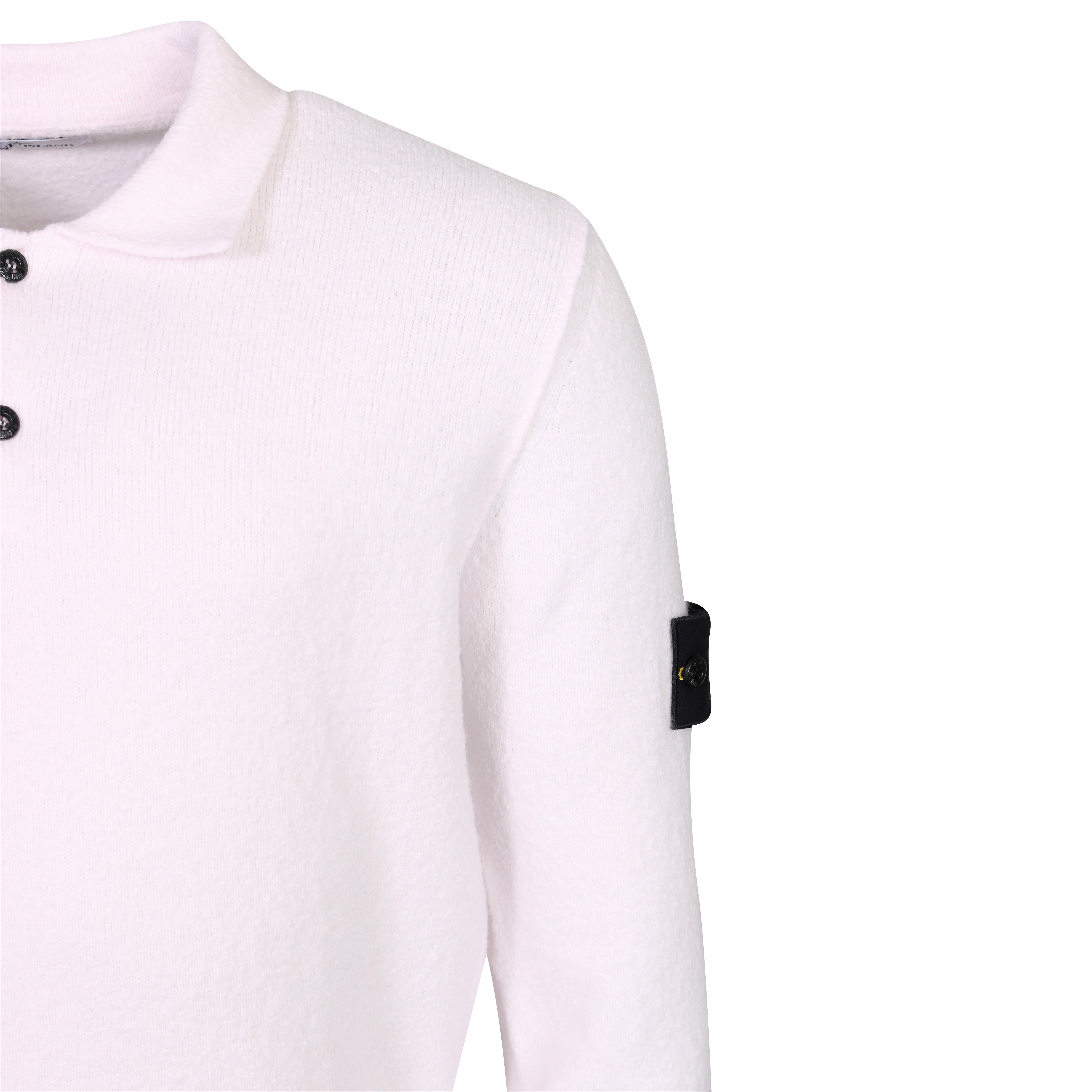 Stone Island Polo Knit Sweater in Light Pink M