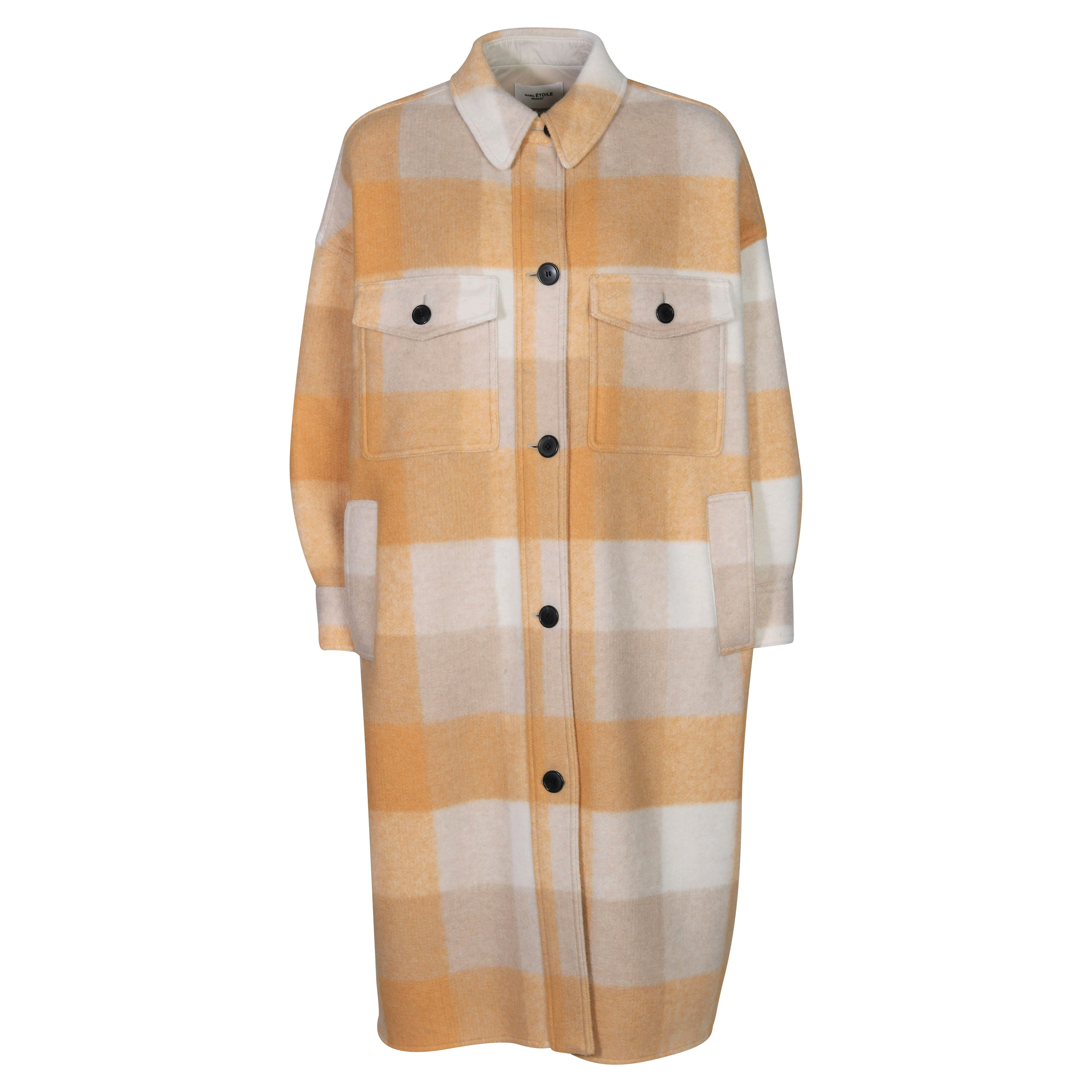 Isabel Marant Étoile Check Coat Fontizi Honey