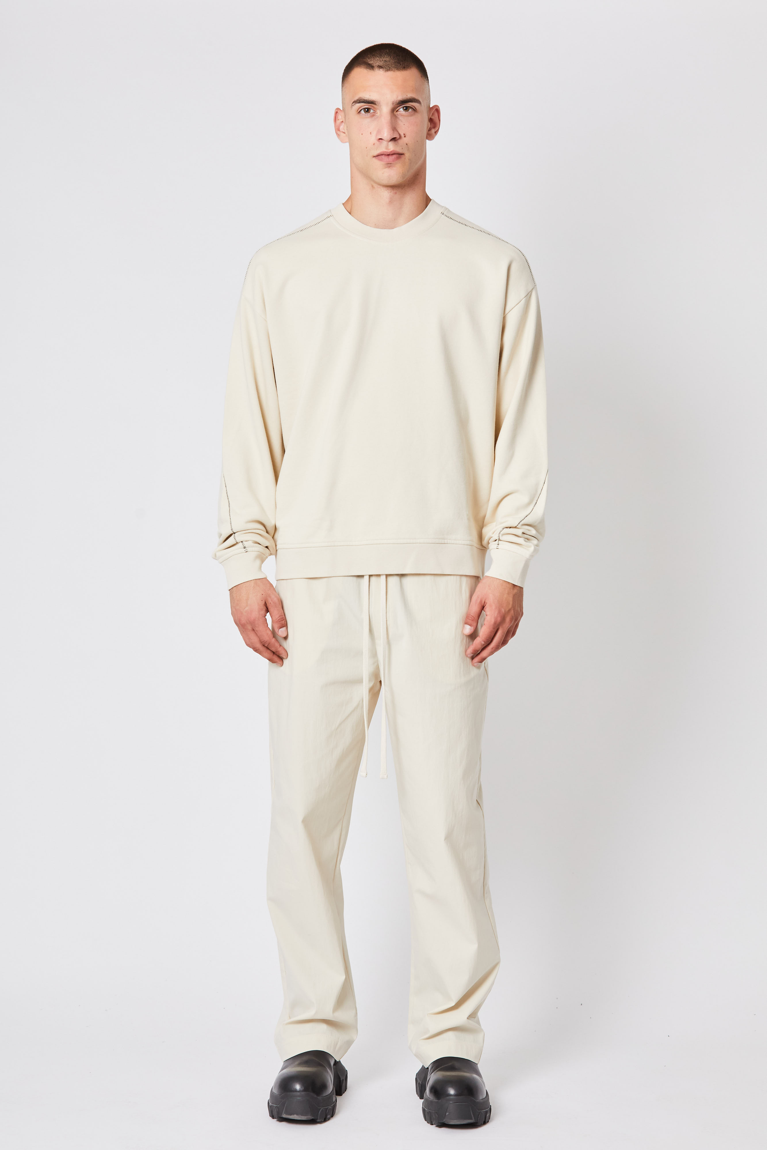 Thom Krom Oversize Sweatshirt in Ivory