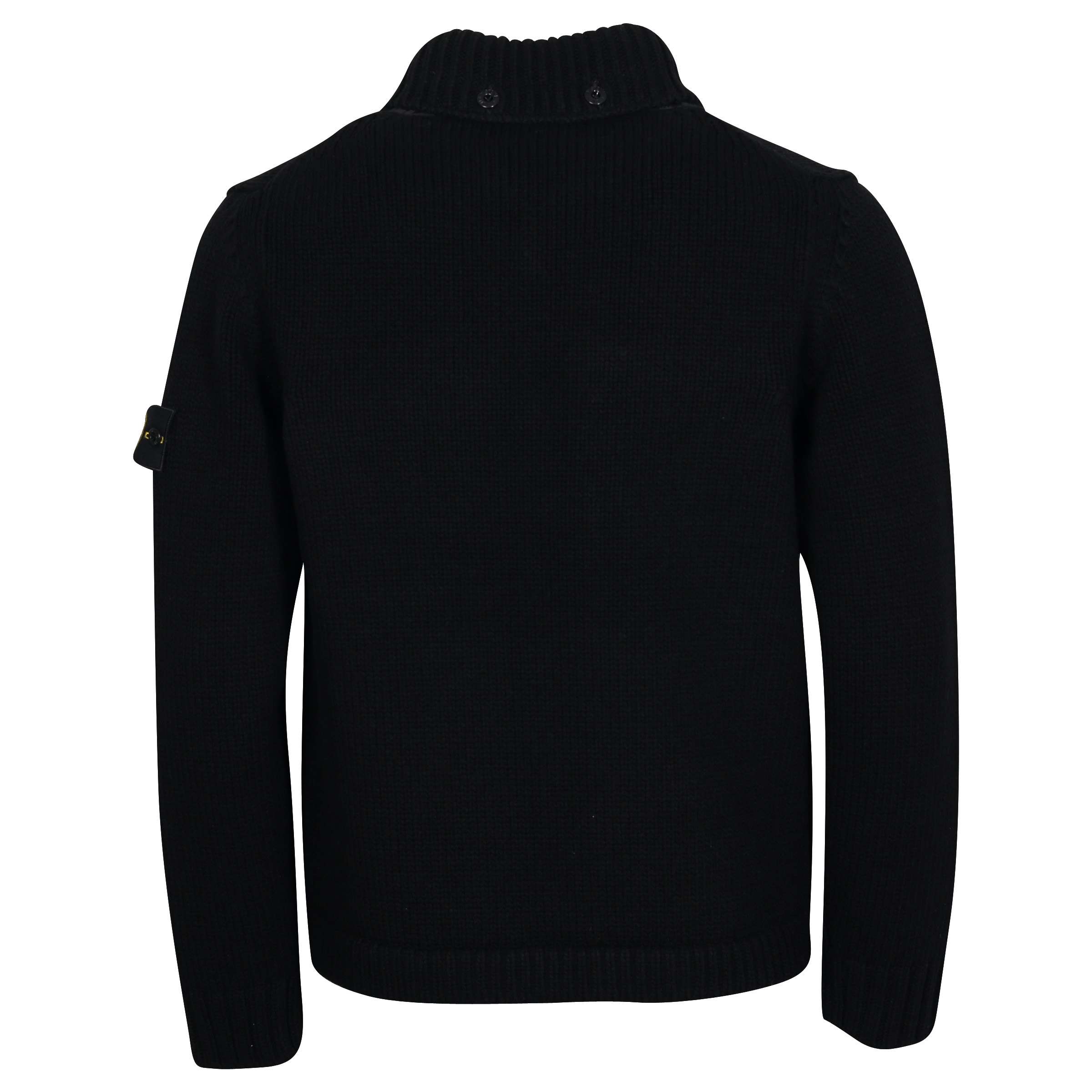 Stone Island Knit Zip Jacket in Black