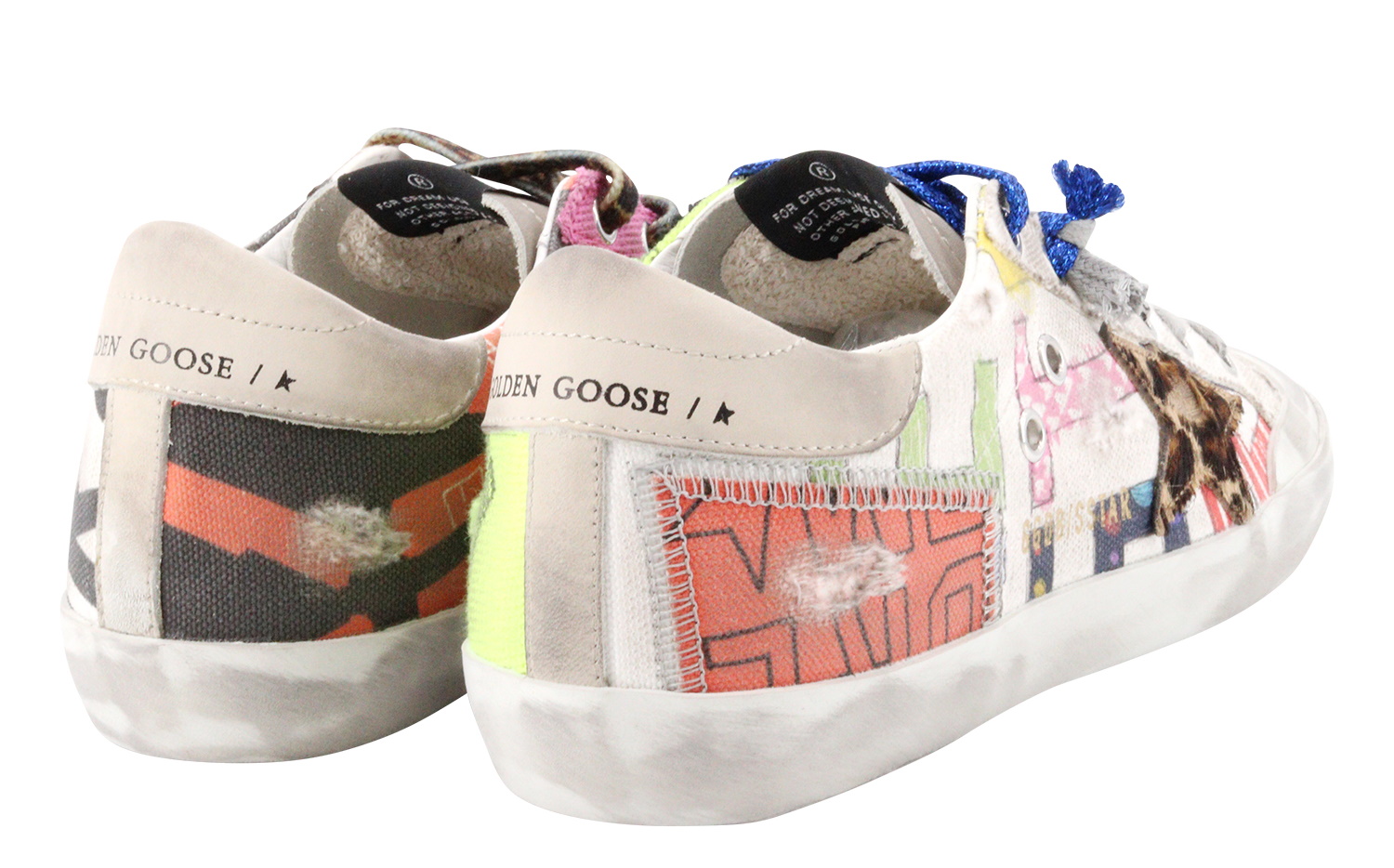 Golden Goose Sneaker Superstar Multicolor Beige/Leo Star