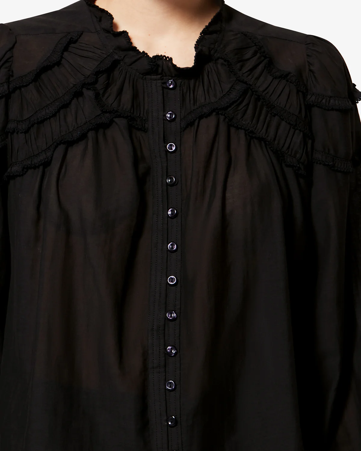 ISABEL MARANT ÉTOILE Christa Top in Black