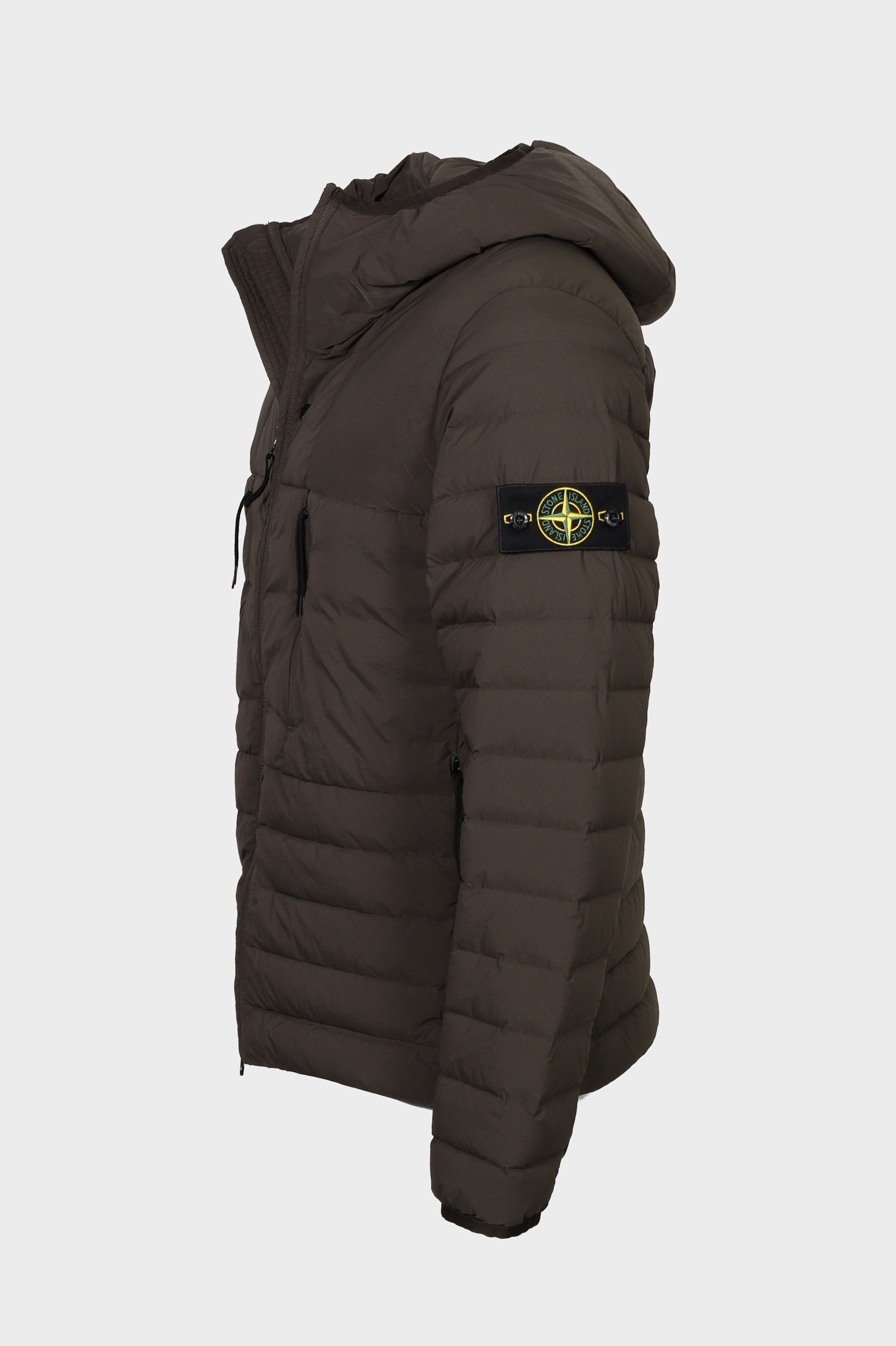 STONE ISLAND Nylon Down-TC Jacket in Dark Olive