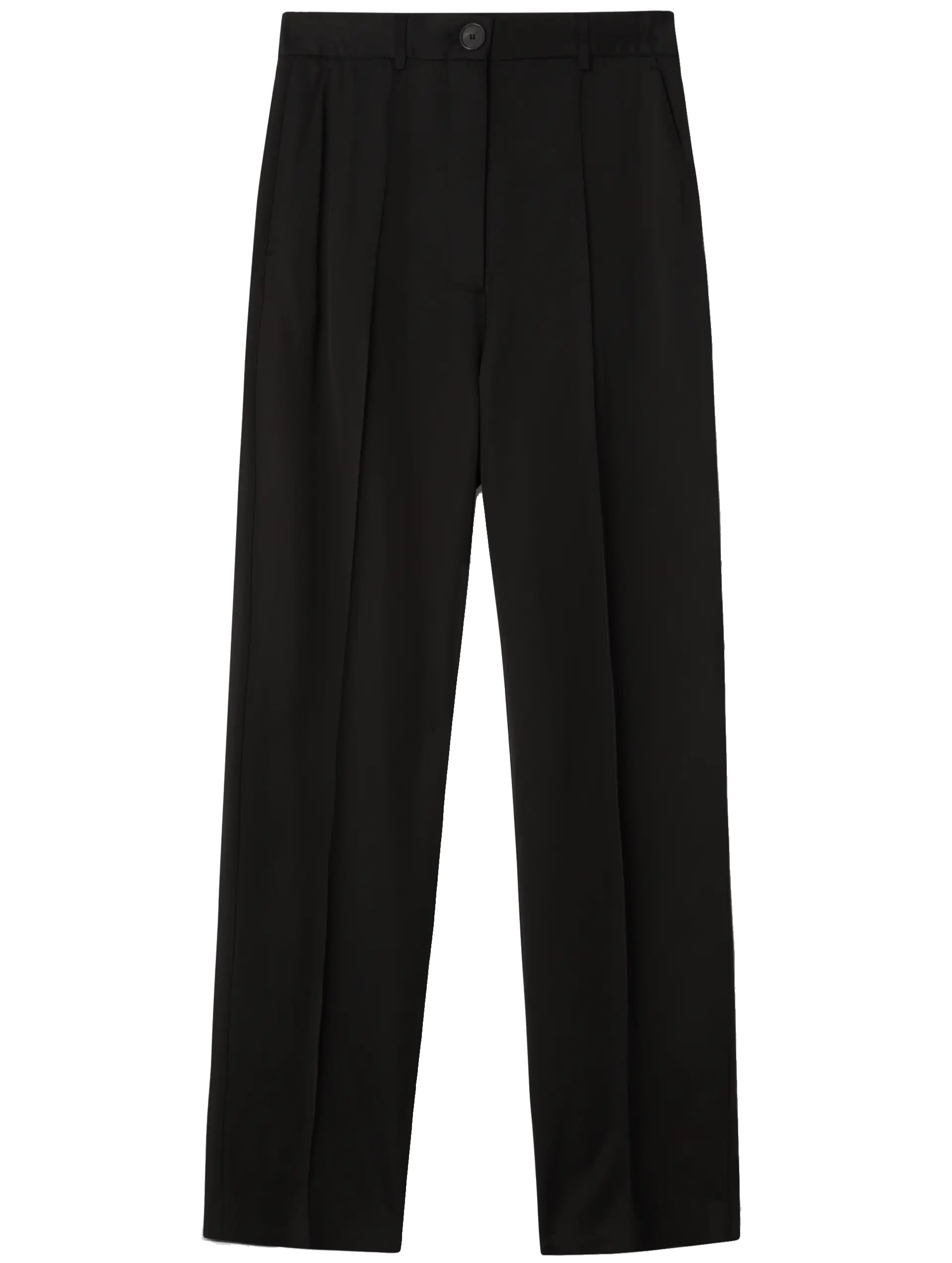 DAGMAR Slim Suit Pant in Shiny Black 36