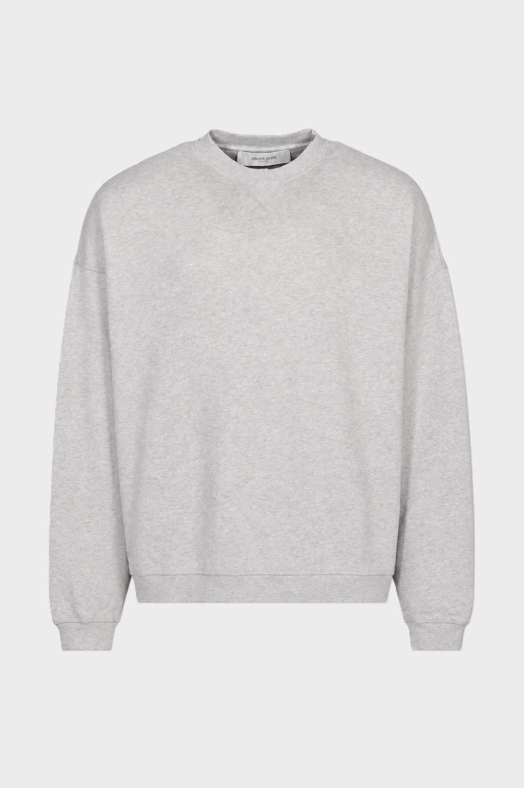 GOLDEN GOOSE Journey Unisex Oversize Sweatshirt in Heather Grey