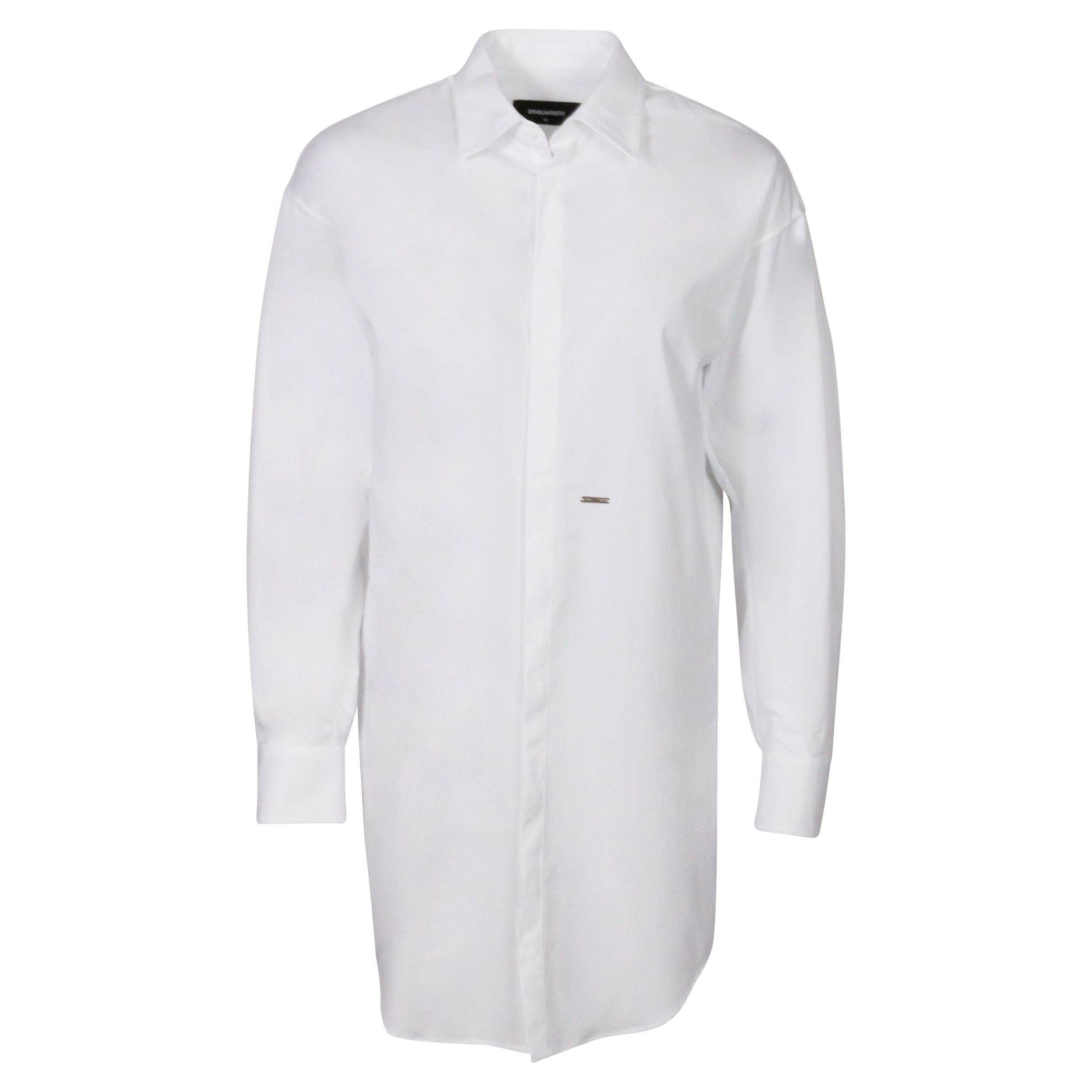 Dsquared White Shirt Dress