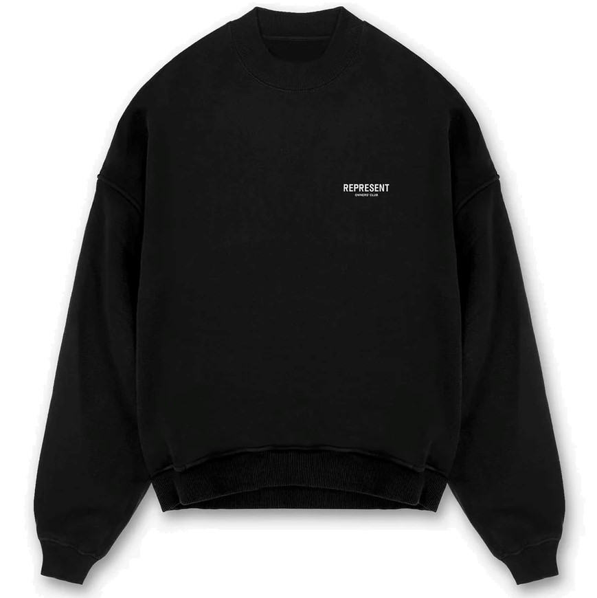 REPRESENT Owners Club Sweater in Black M