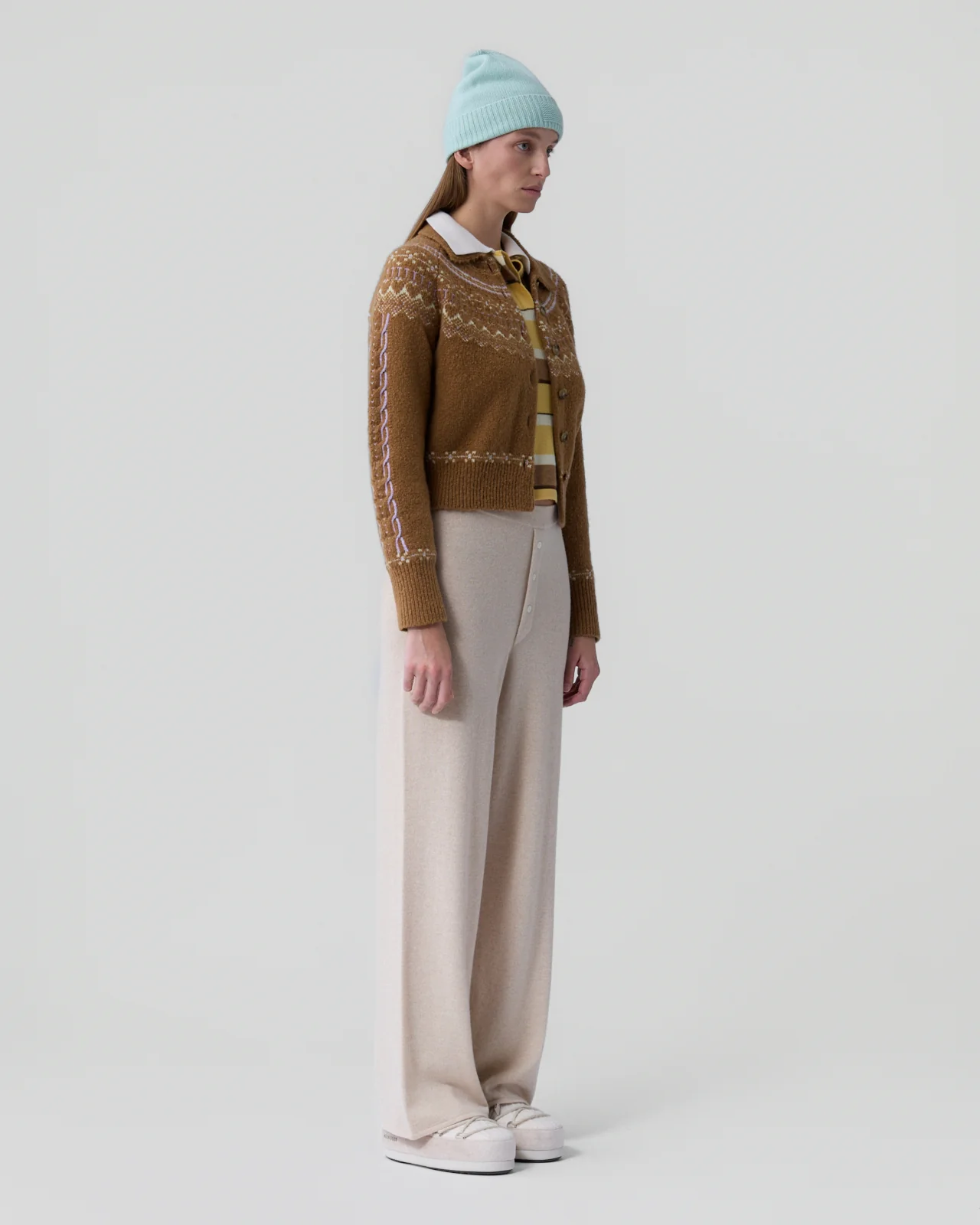 GUEST IN RESIDENCE Cloud Chalet Knit Sweater in Almond