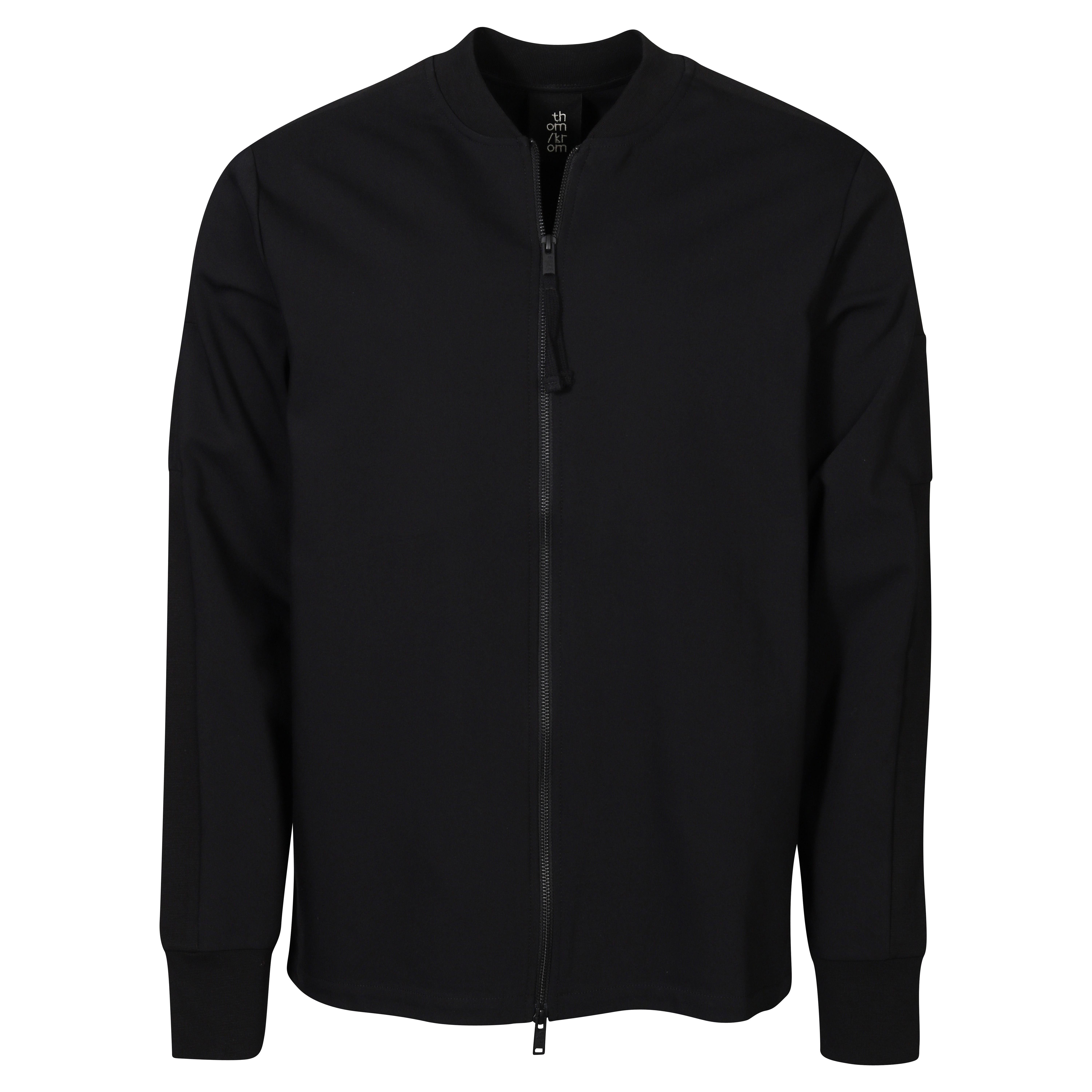 THOM KROM Zip Sweatjacket in Black XXL