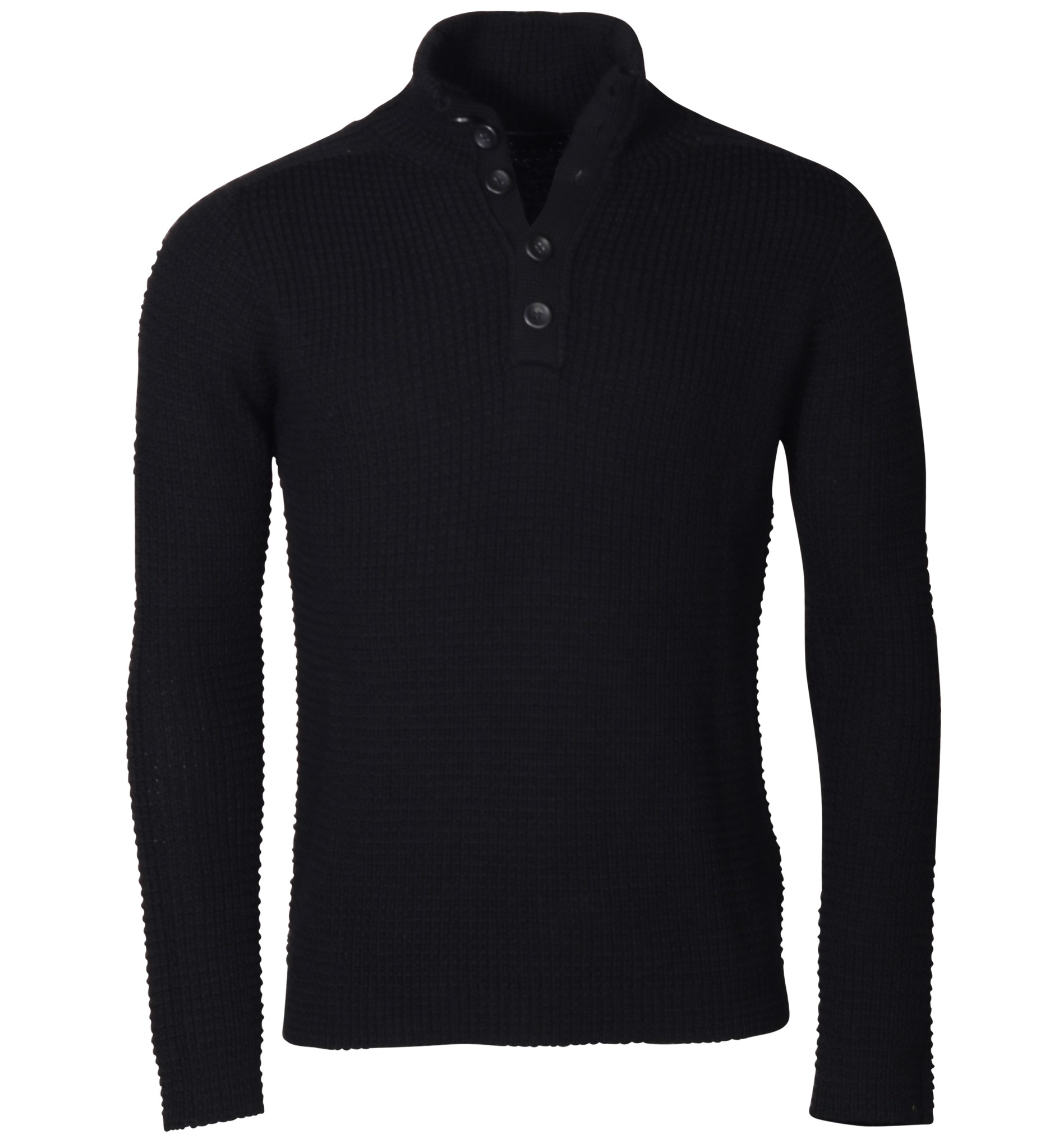 HANNES ROETHER Knit Sweater in Black