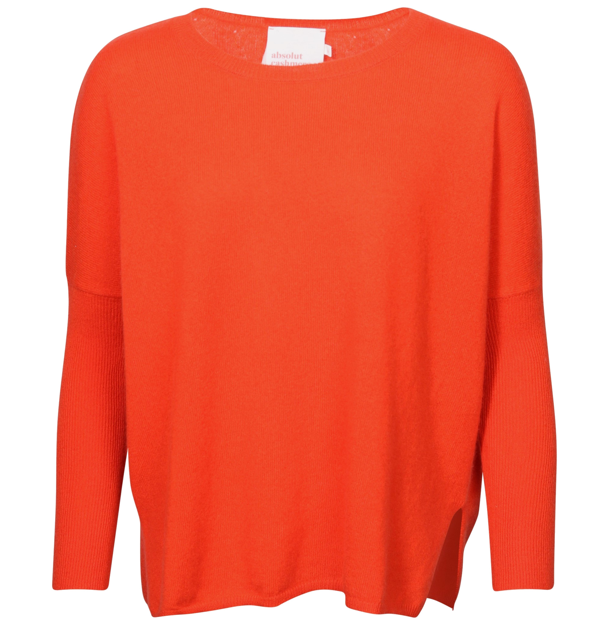 ABSOLUT CASHMERE Poncho Sweater Astrid in Orange M