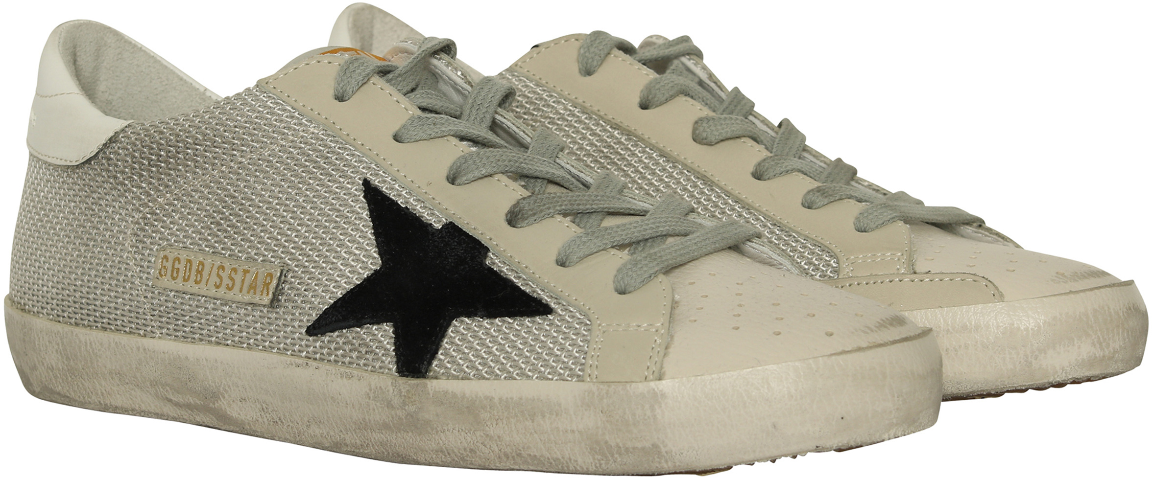 GOLDEN GOOSE SUPERSTAR GREY CORD GUM 37