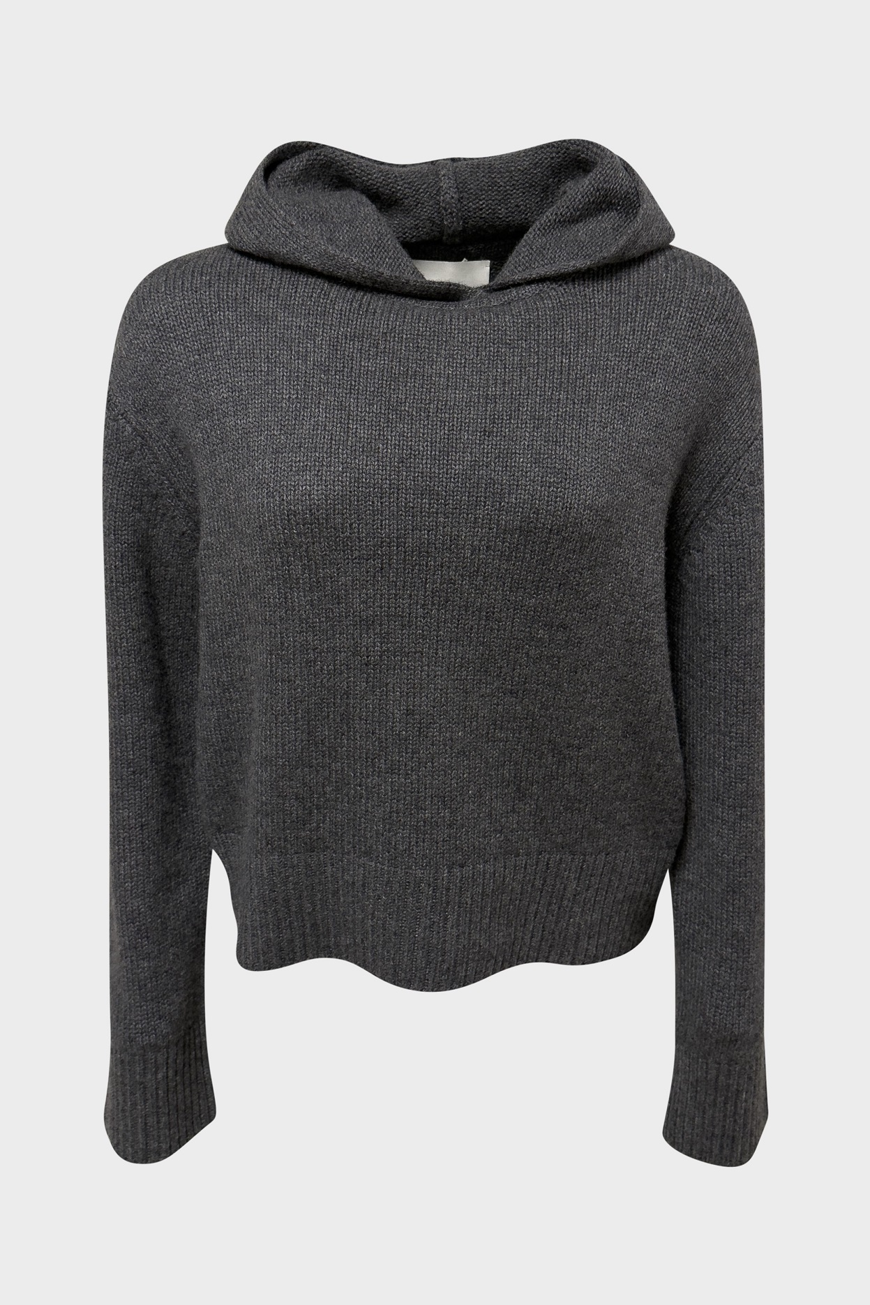 LISA YANG Cashmere Hooded Sweater in Graphite