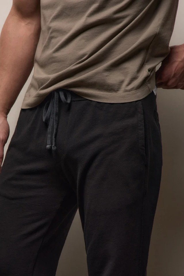 JAMES PERSE Vintage French Terry Sweatpant in Black