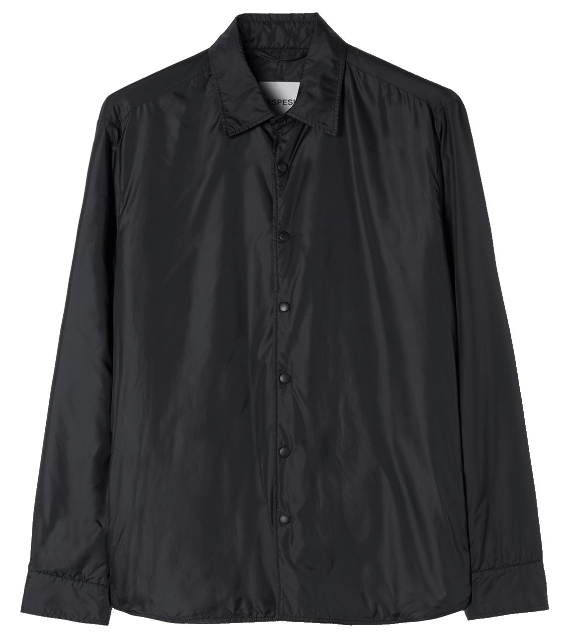 ASPESI Nylon Overshirt in Black