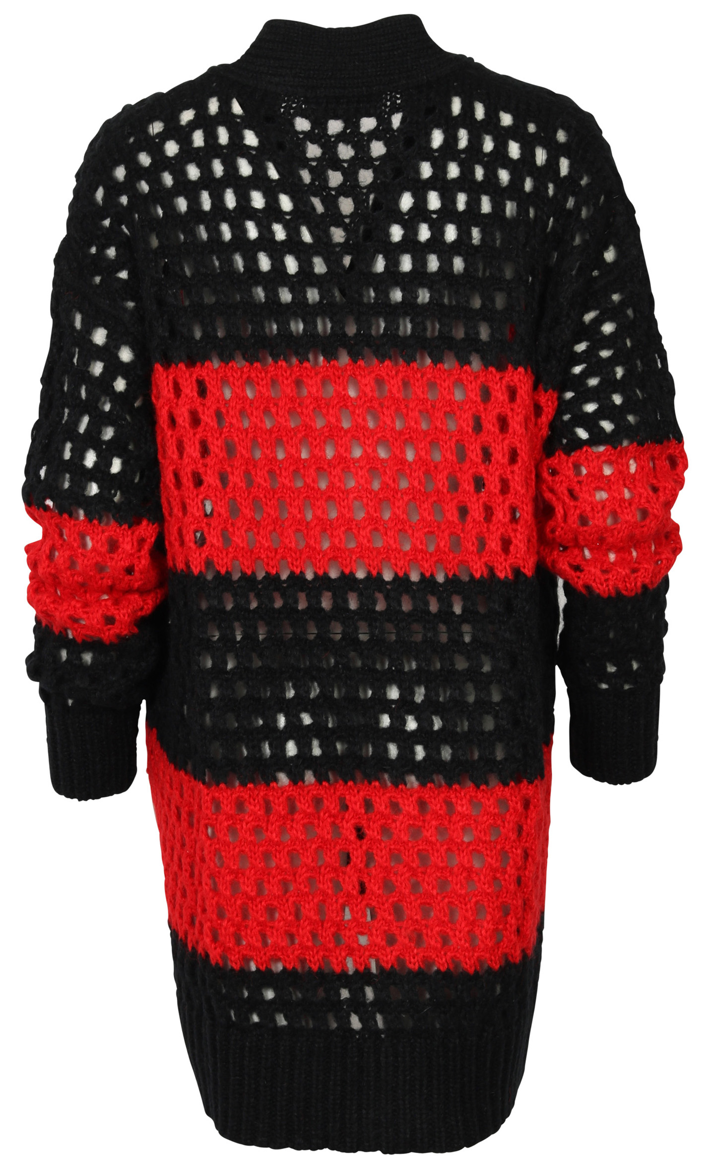 D2 DSQUARED CARDIGAN BLACK RED