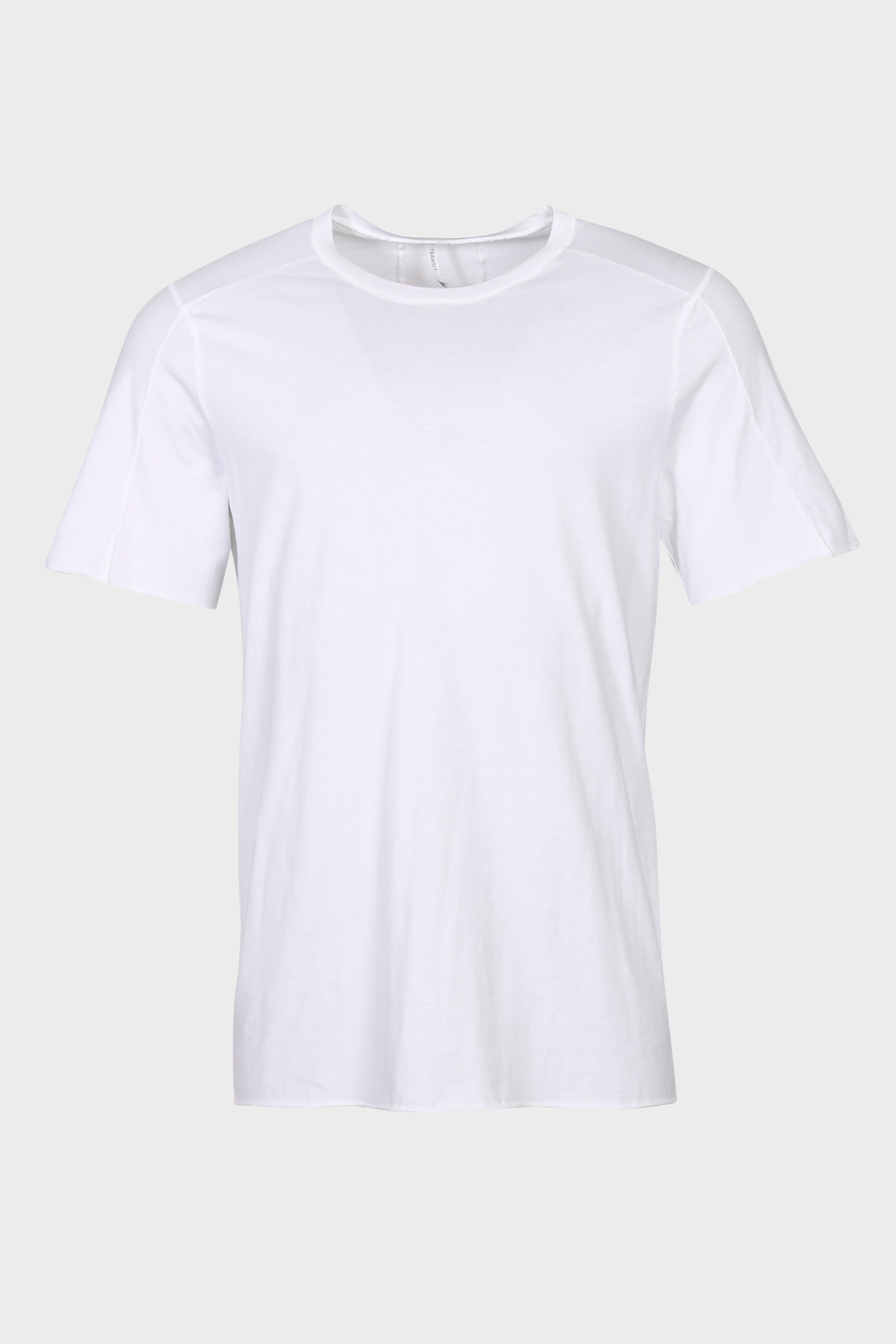 TRANSIT UOMO Cotton Stretch T-Shirt in White
