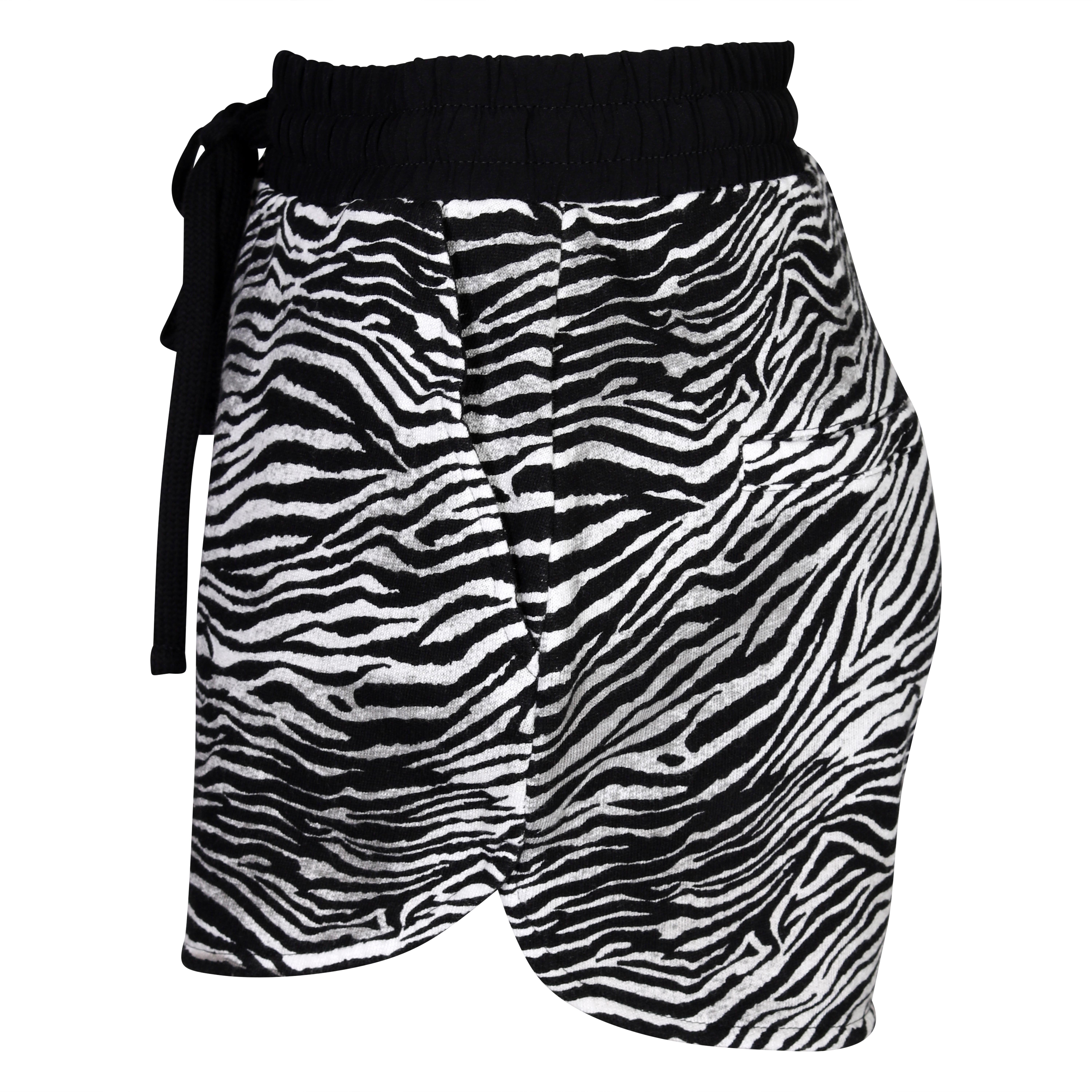 Thom Krom Sweat Shorts in Zebra Print