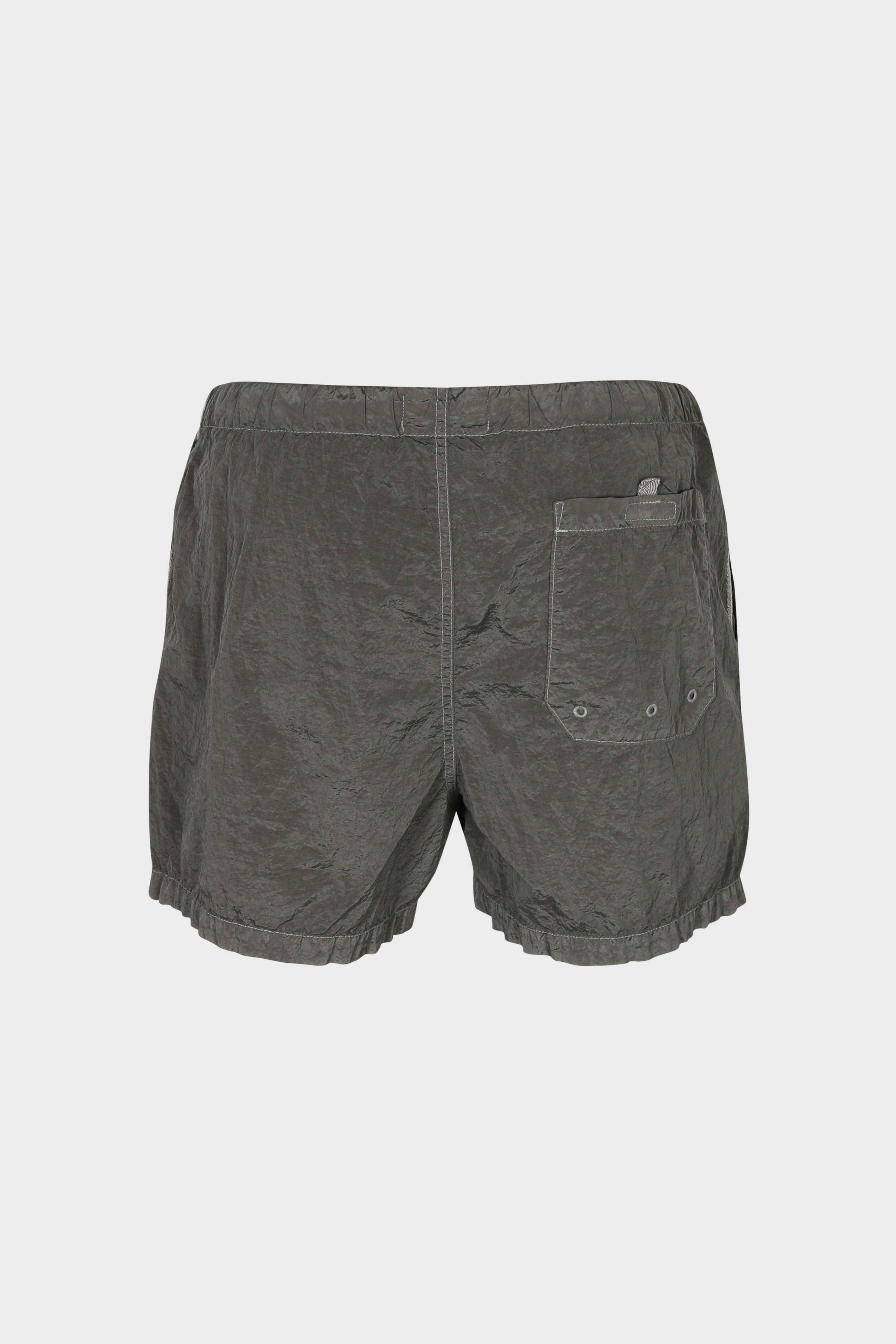 STONE ISLAND Shiny Swim Shorts in Khaki STONE ISLAND Shiny Swim Shorts in Khaki XXL
