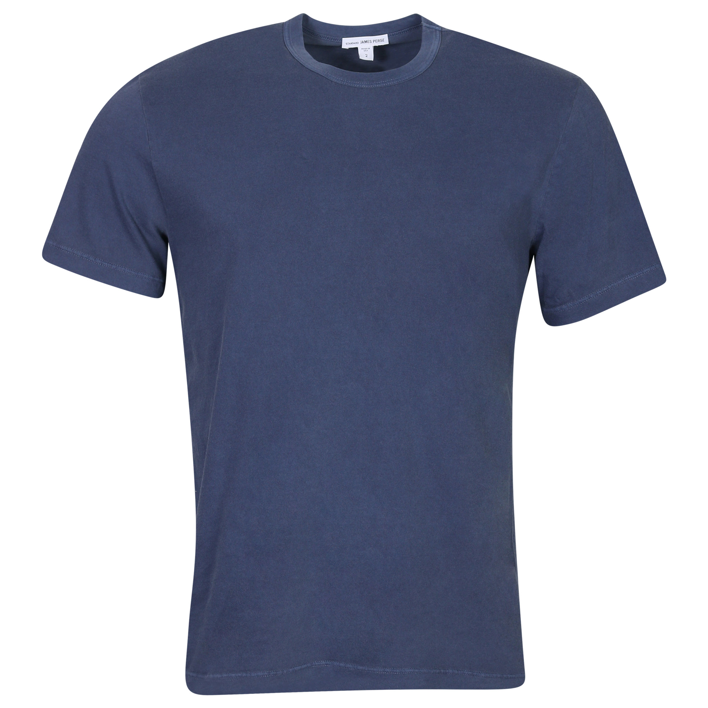 James Perse T-Shirt Crewneck Washed Mid Blue