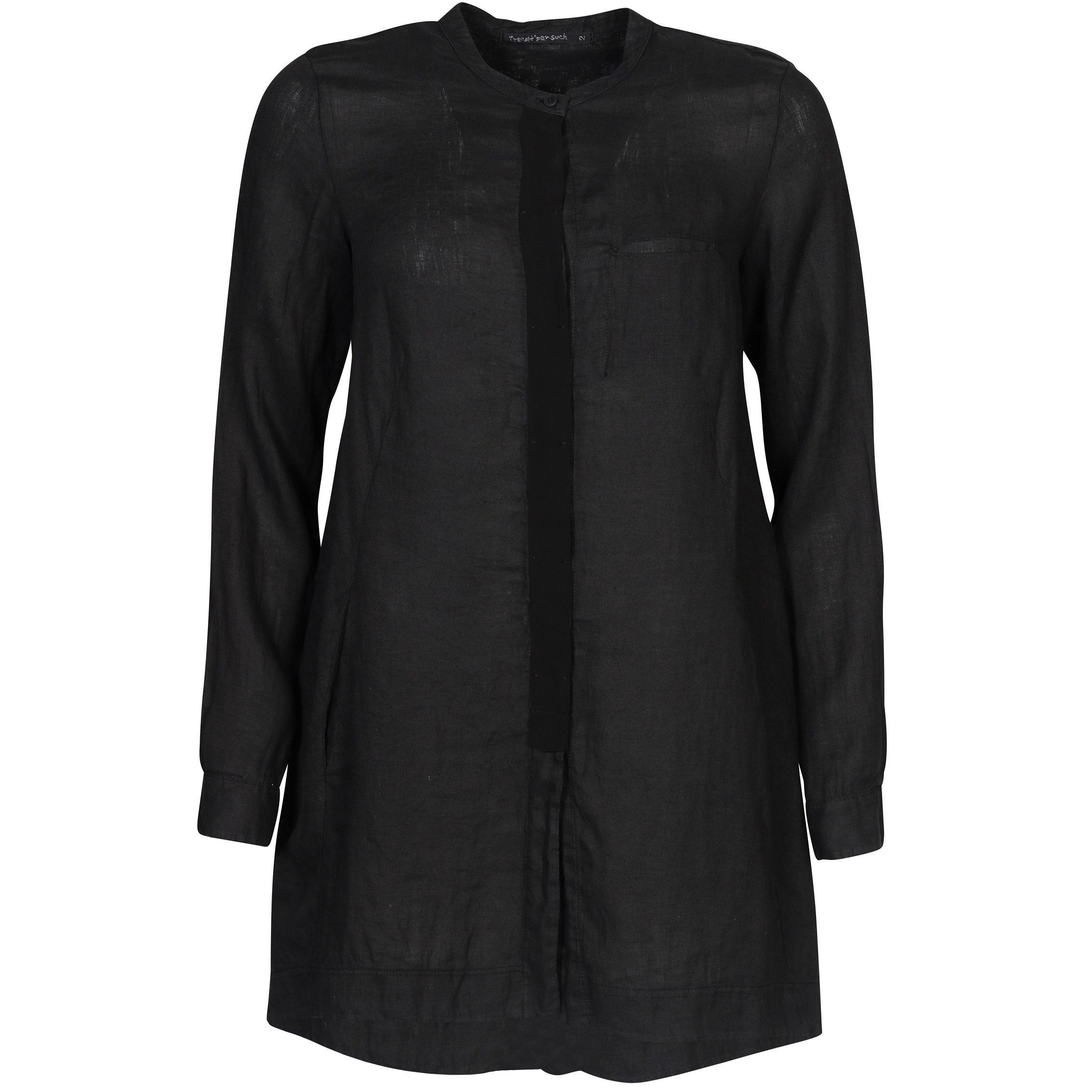 TRANSIT PAR SUCH Linen Blouse in Black