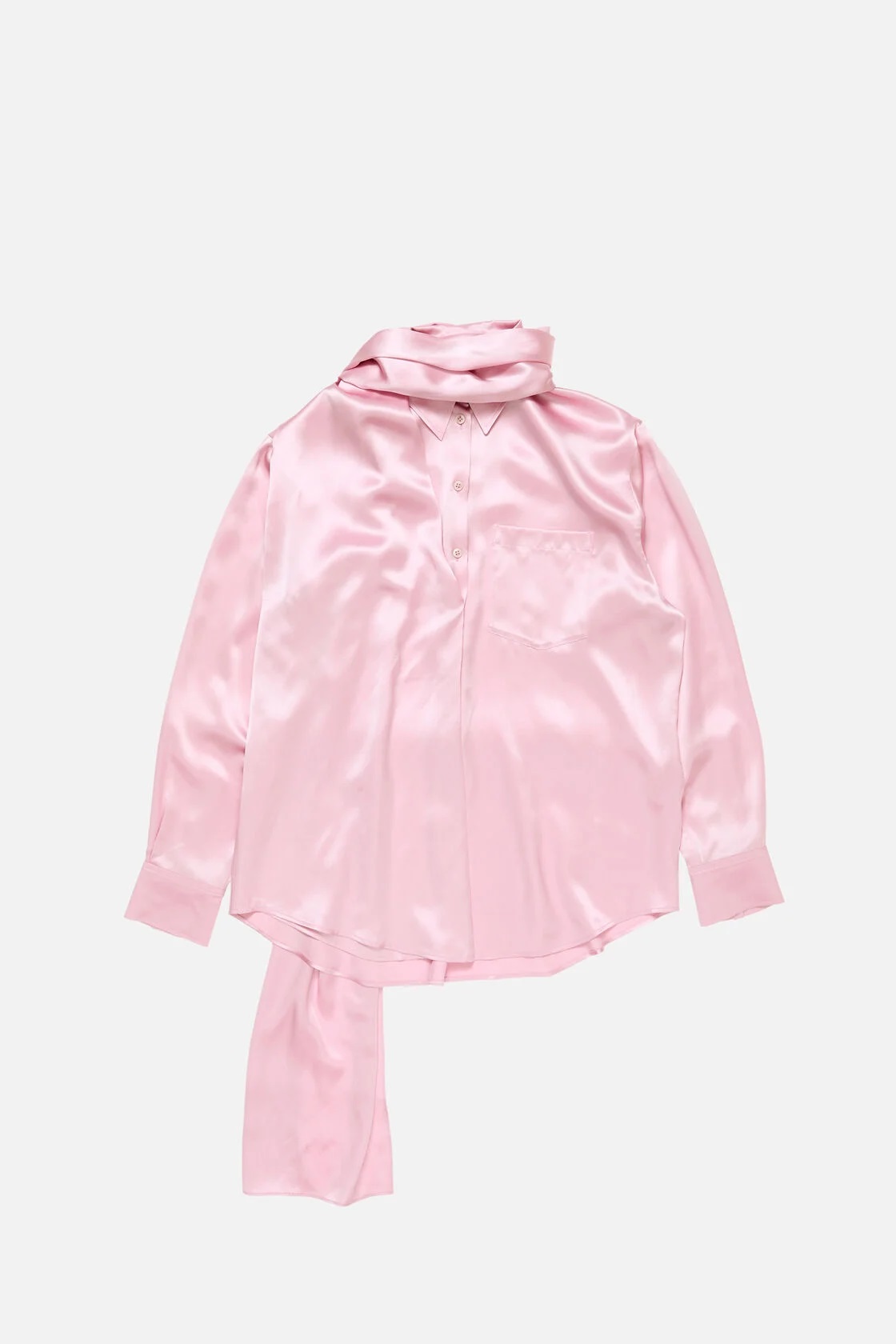 ACNE STUDIOS Satin Blouse in Pink