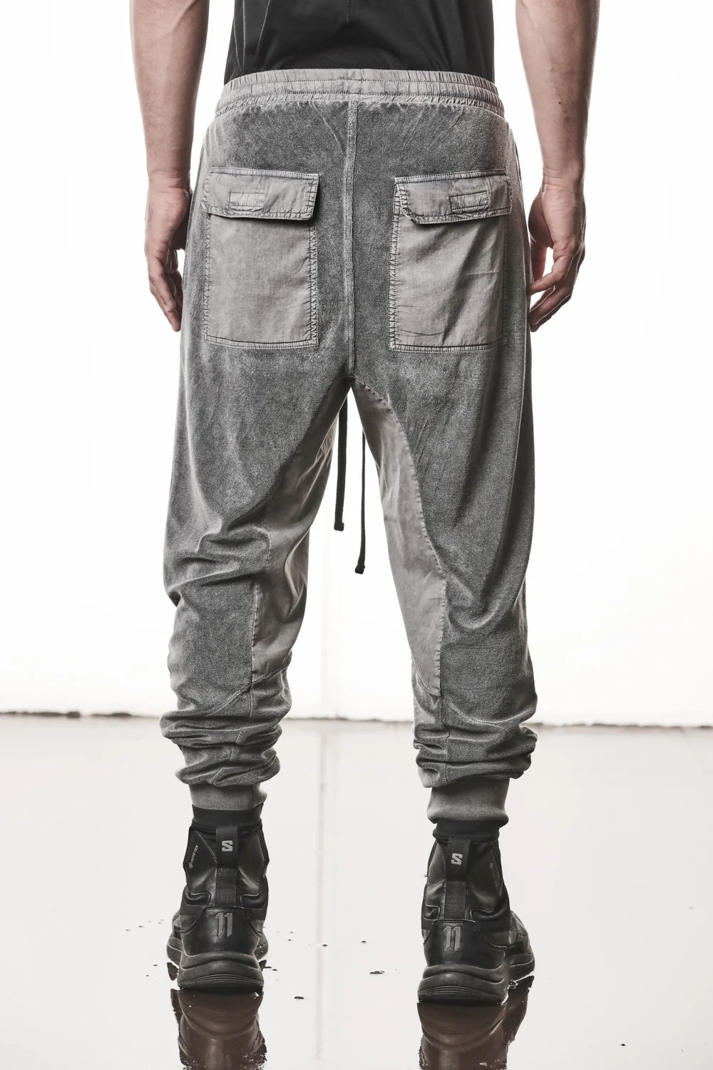 THOM KROM Terry Sweatpant in Dark Used Grey