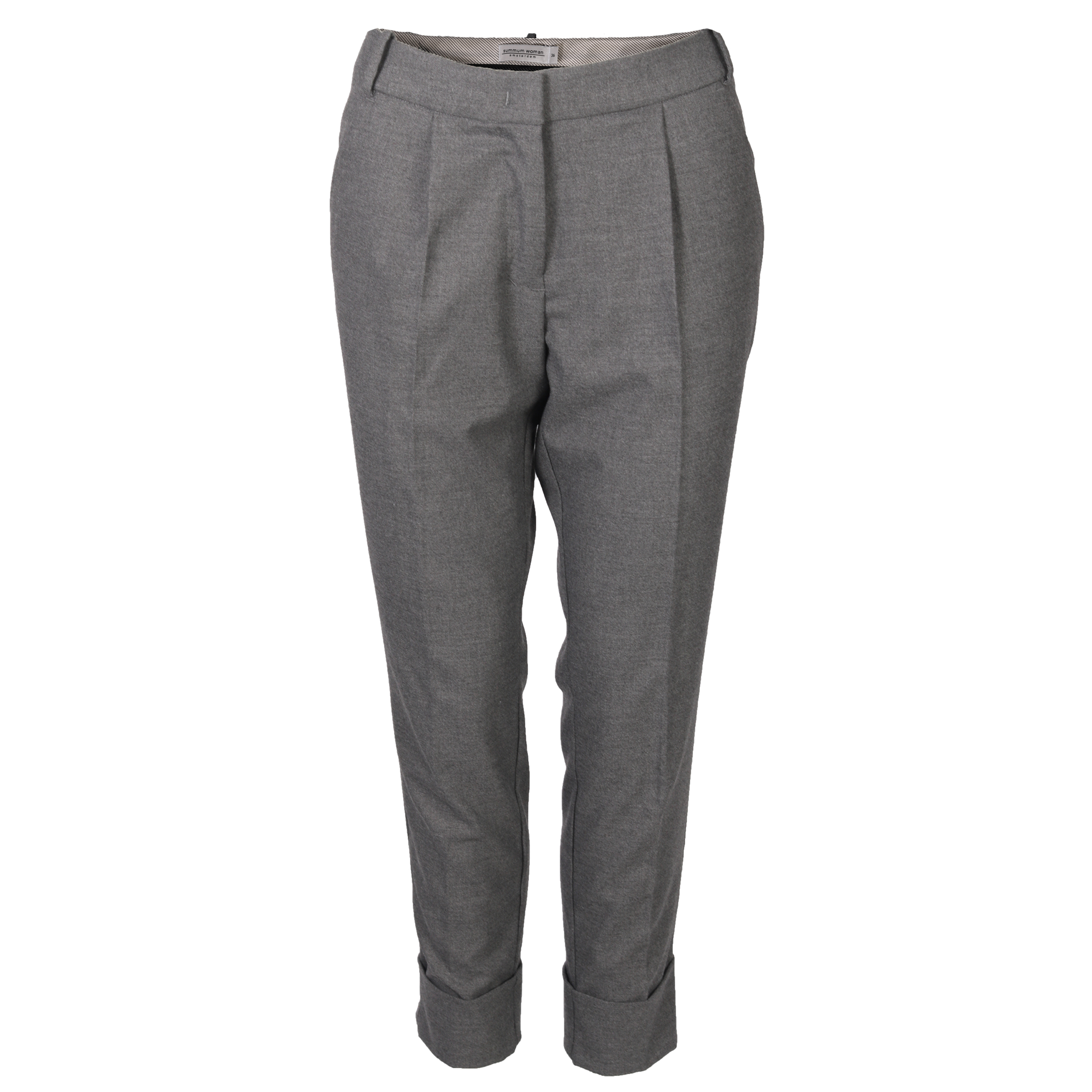 Summum Flanellhose grau