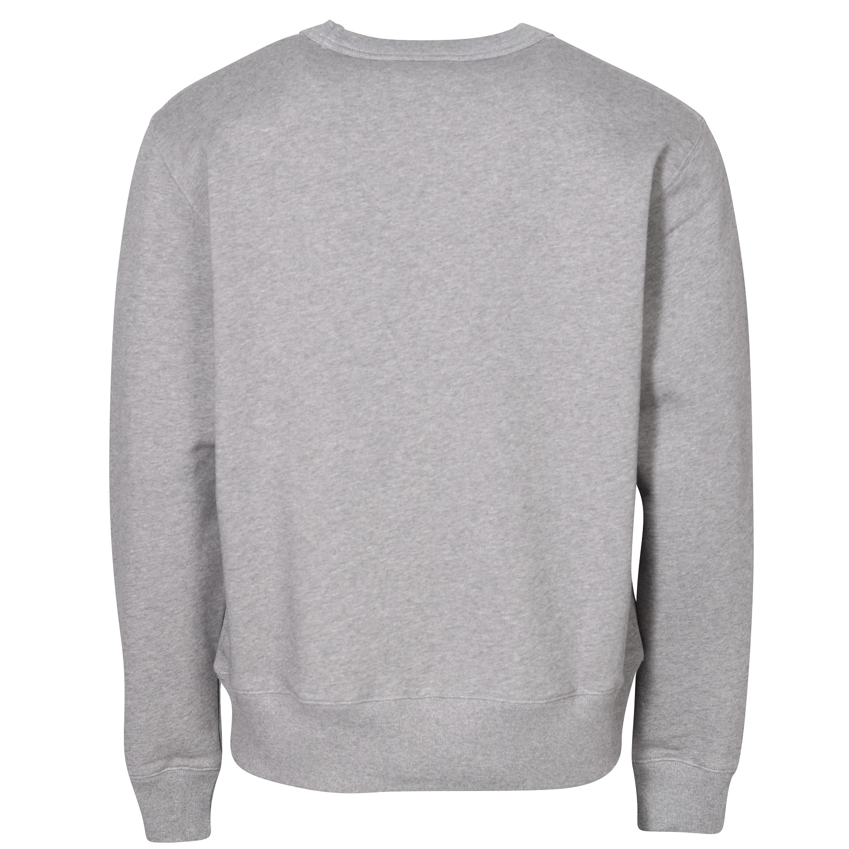ACNE STUDIOS Unisex Regular Face Sweatshirt in Light Grey Melange XXL