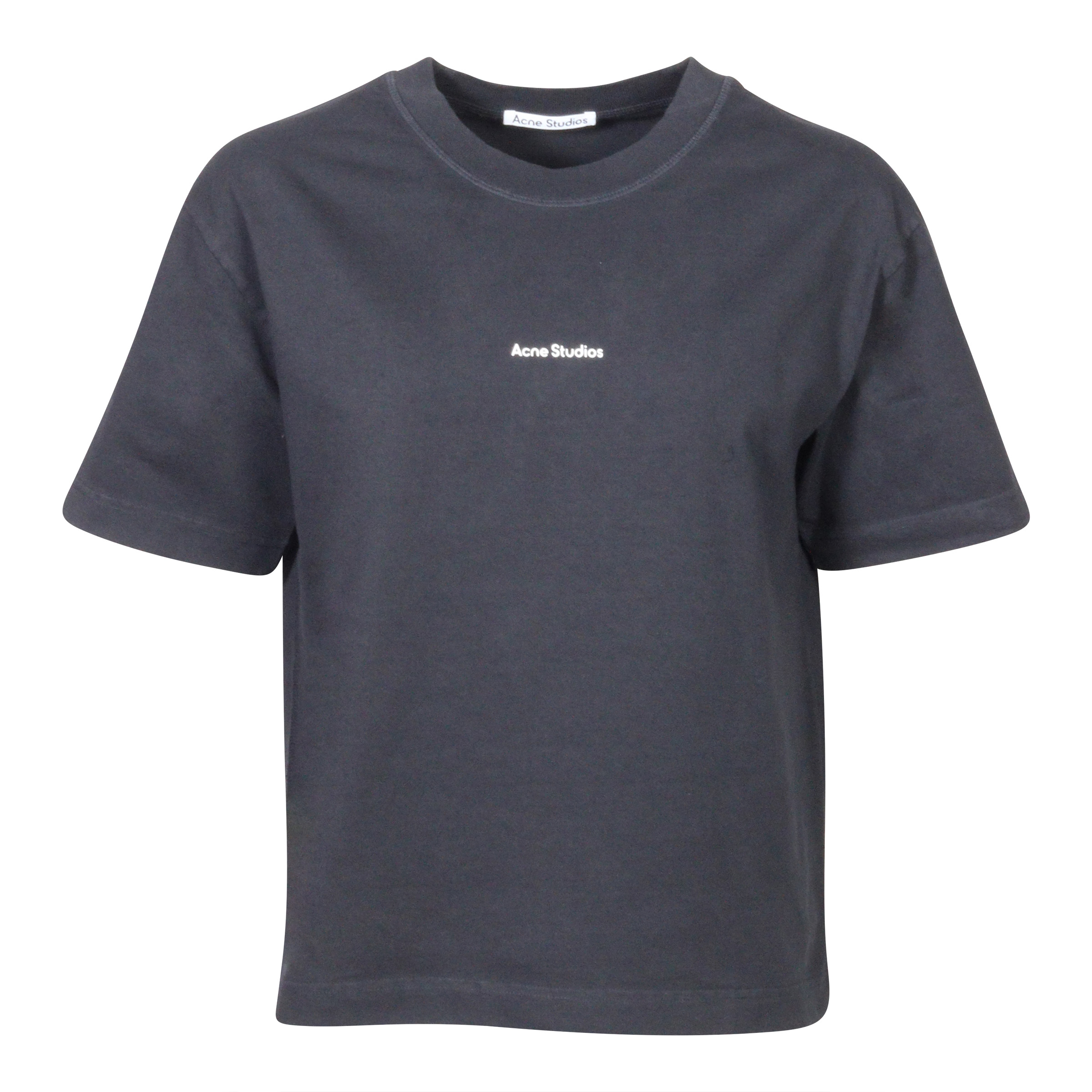 Acne Studios T-Shirt Edie Stamp Black XS