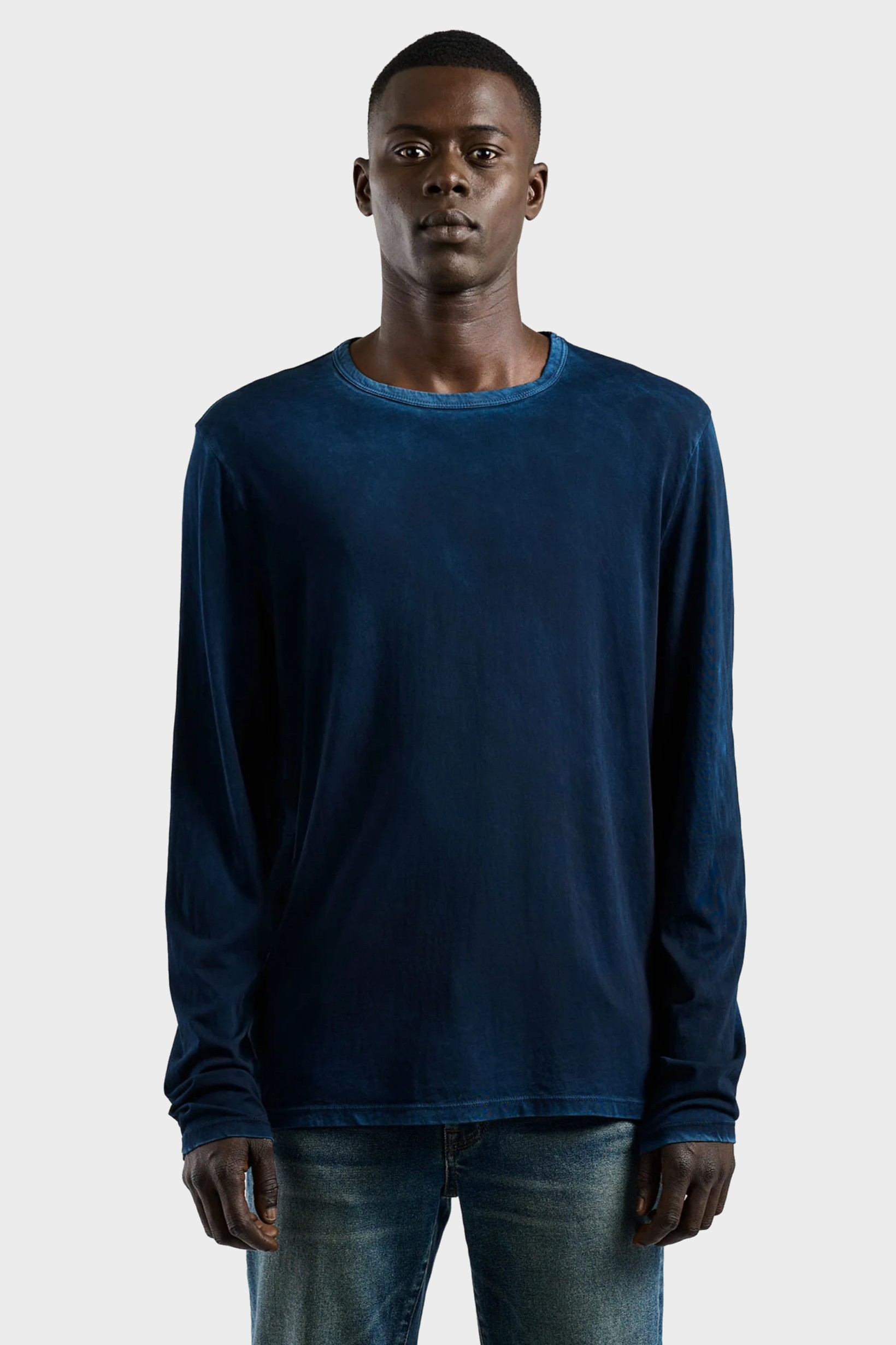 COTTON CITIZEN Classic Crewneck Longsleeve in Vintage Navy
