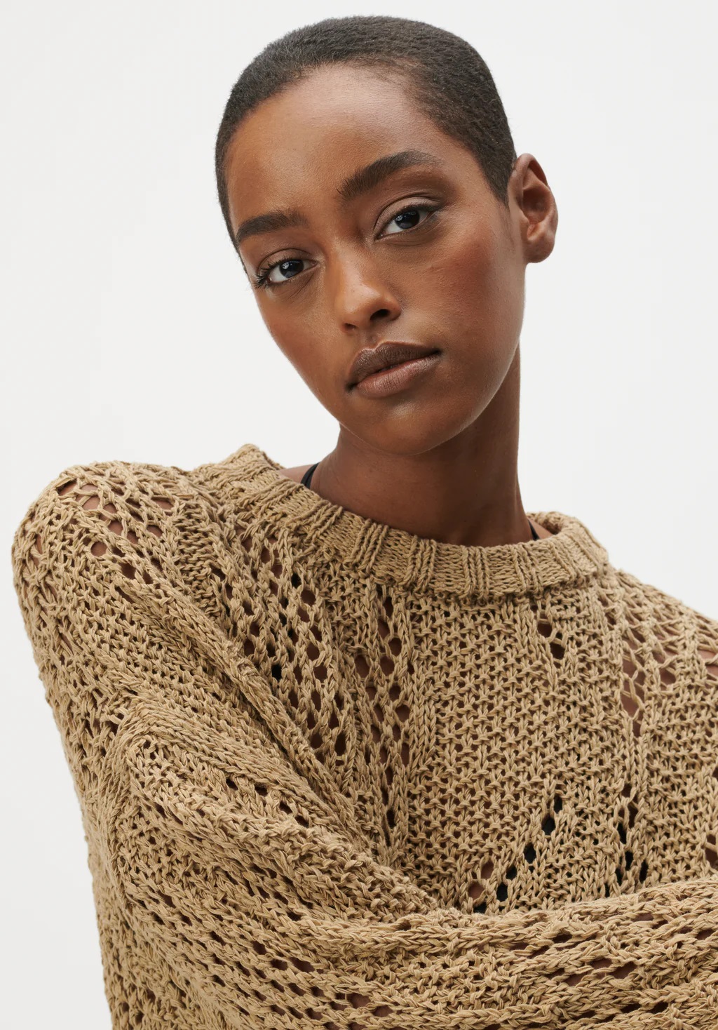 LALA BERLIN Knit Pullover in Dark Eucalyptus M