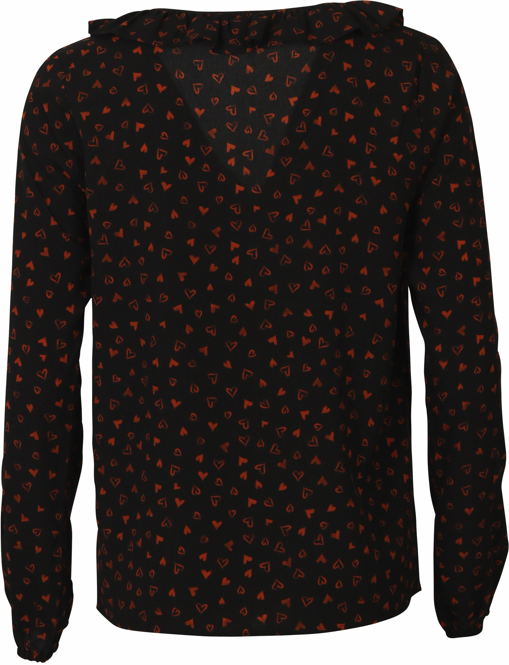 Nikkie Top Siena Black Printed