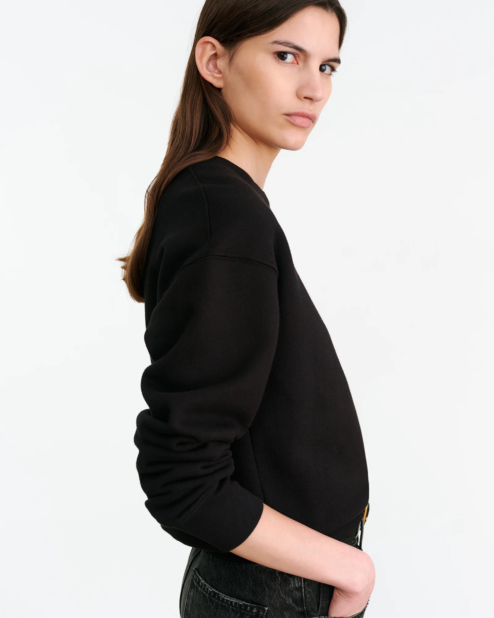 NILI LOTAN Gortana Sweatshirt in Black