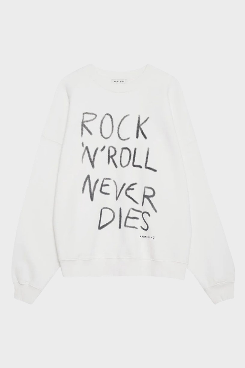 ANINE BING Miles Sweatshirt Rock N Roll M