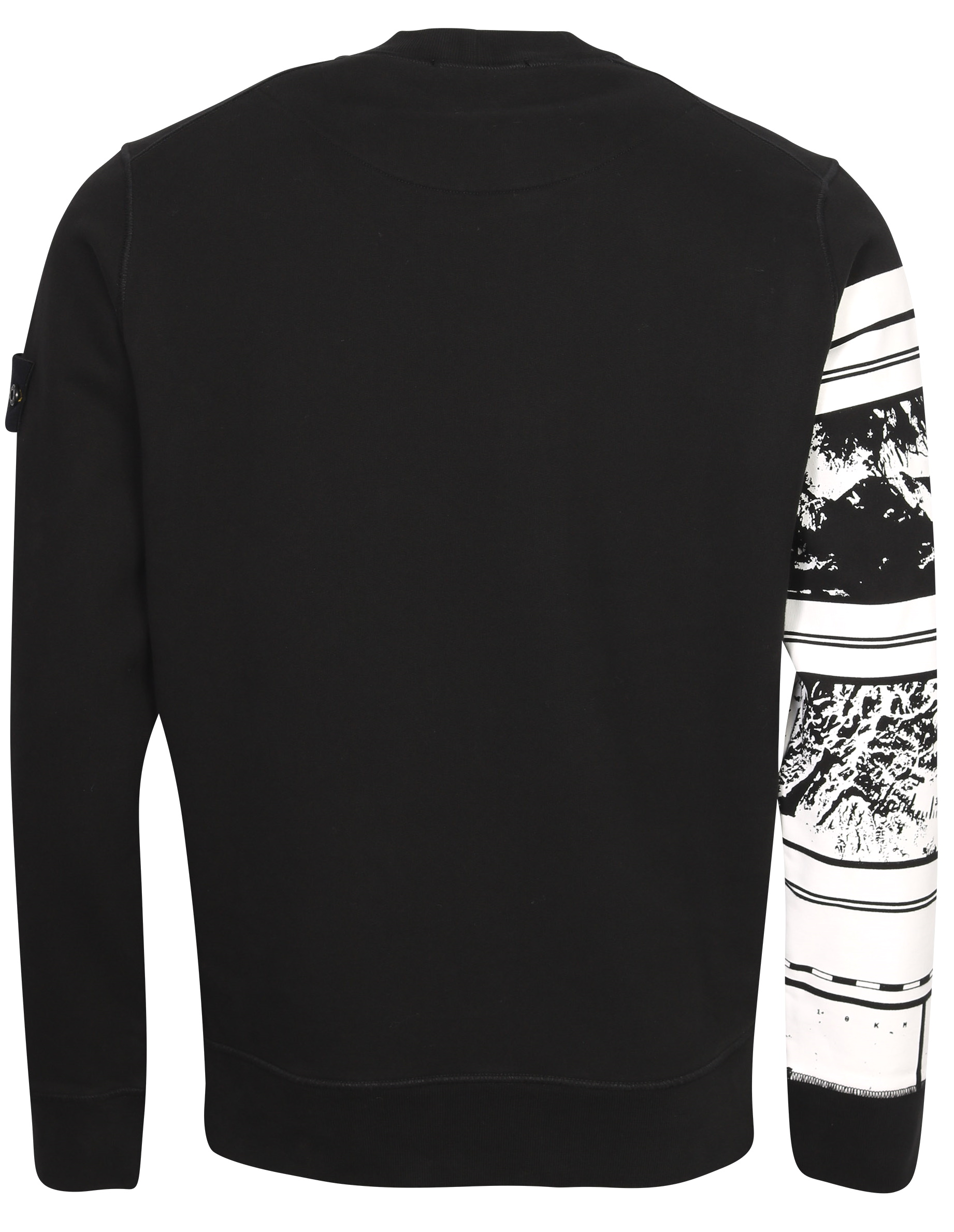 Stone Island Sweatshirt Black White Printed 3XL