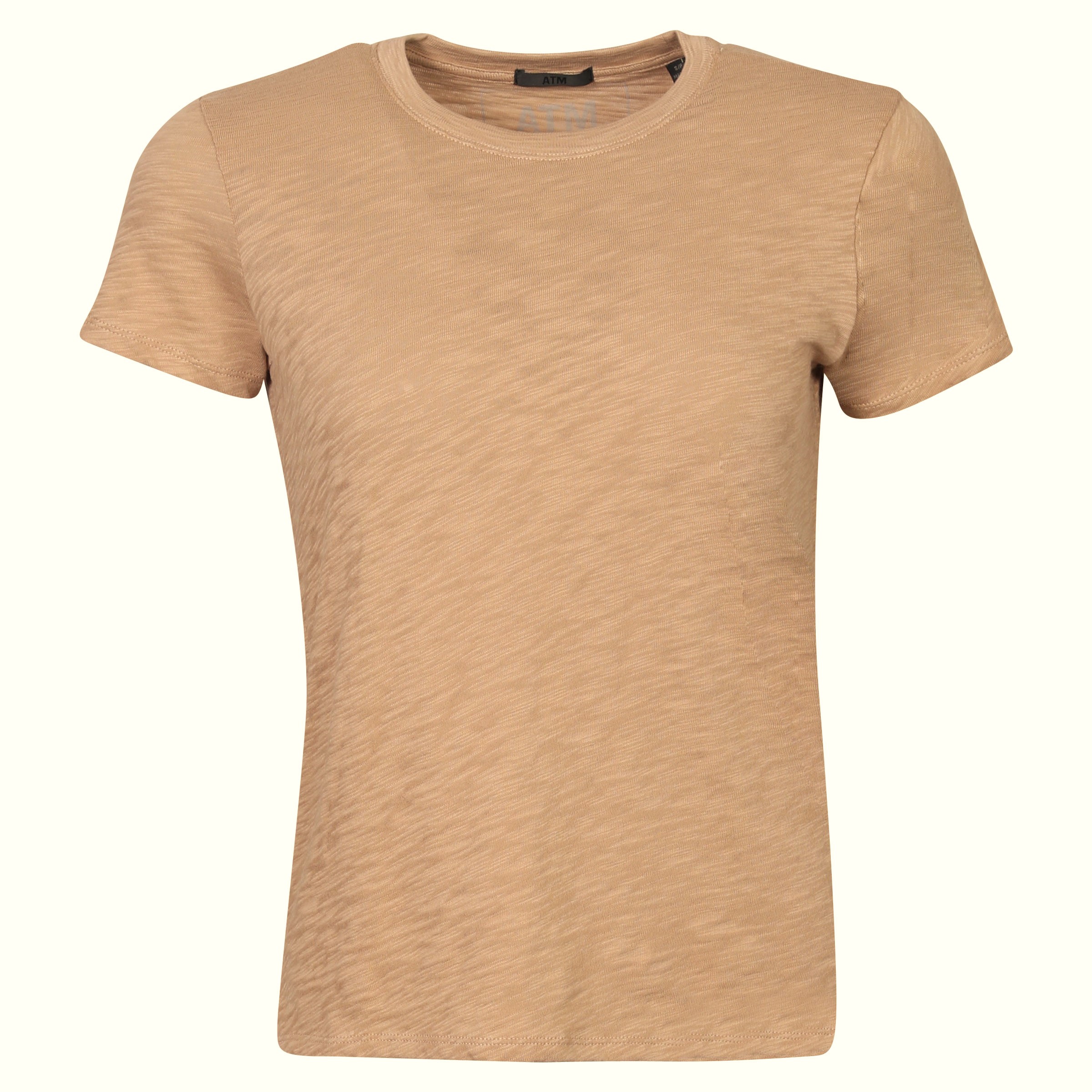 ATM Slub Jersey T-Shirt Crewneck Camel