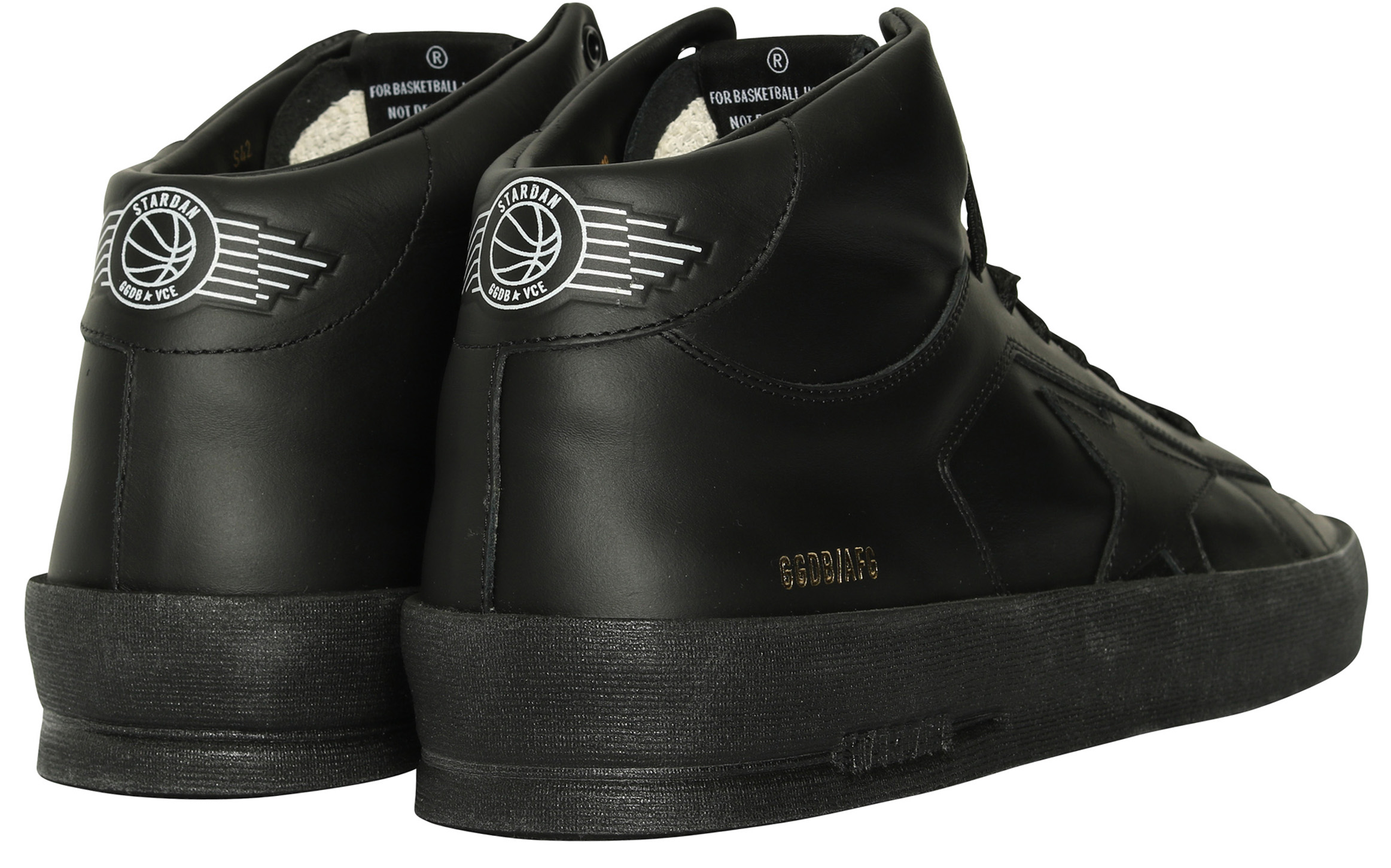 Golden Goose Mid Stardan Black/Black Star 45