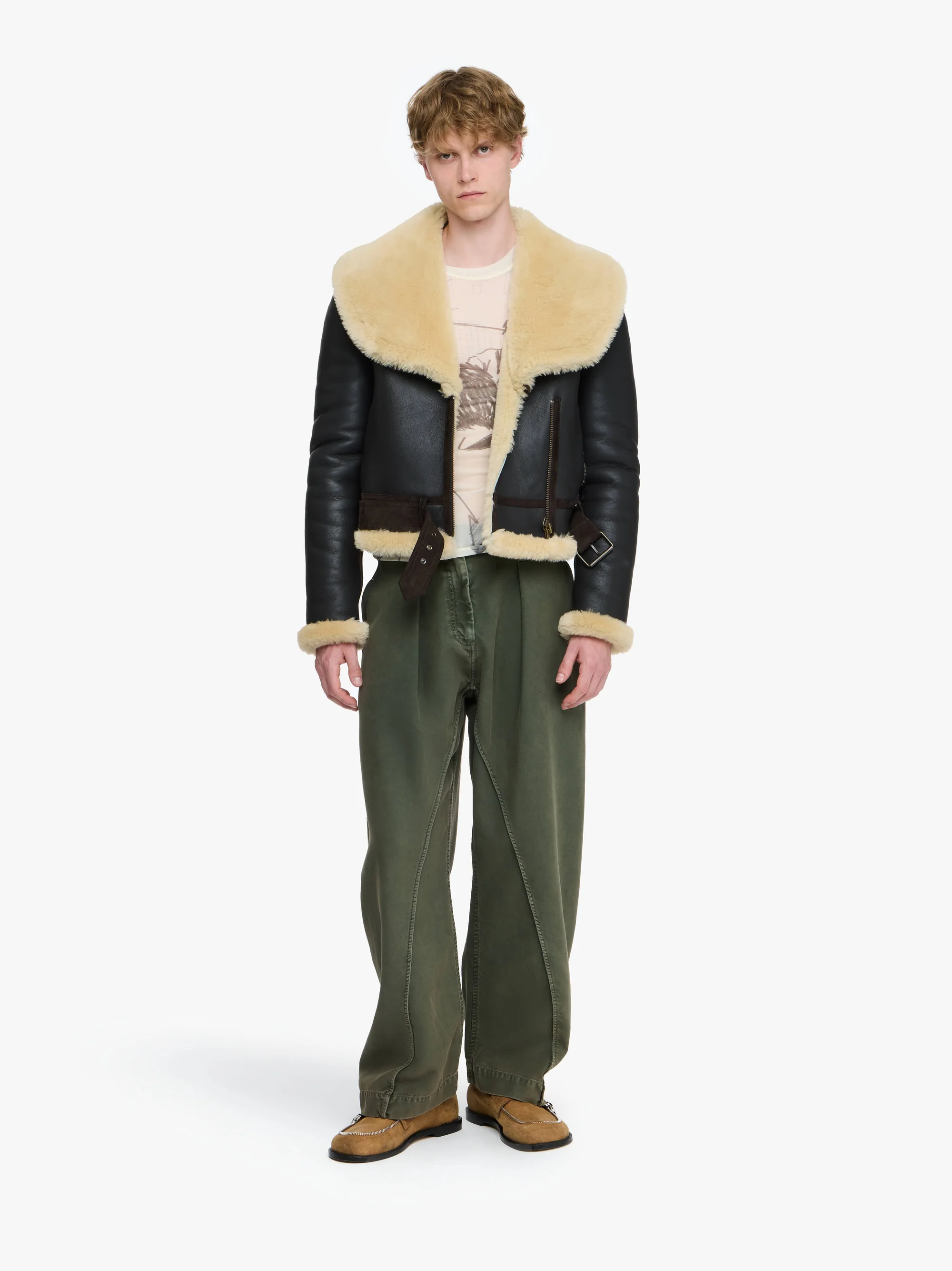 JW ANDERSON Twisted Seam Pant in Olive