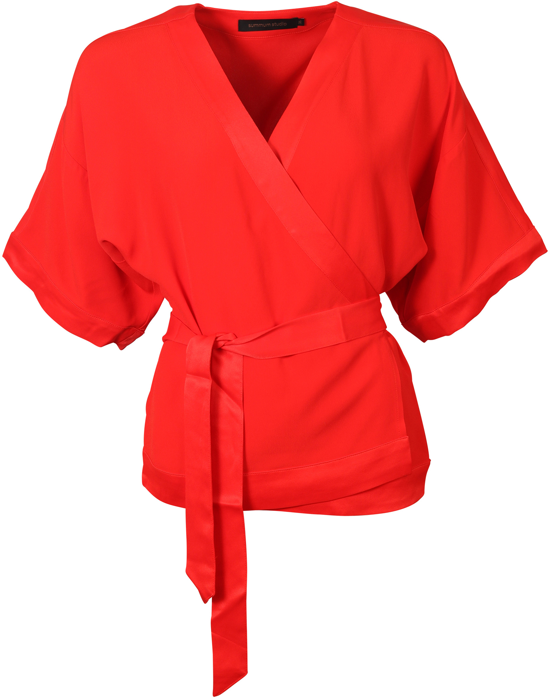 Summum Kimono Top Red
