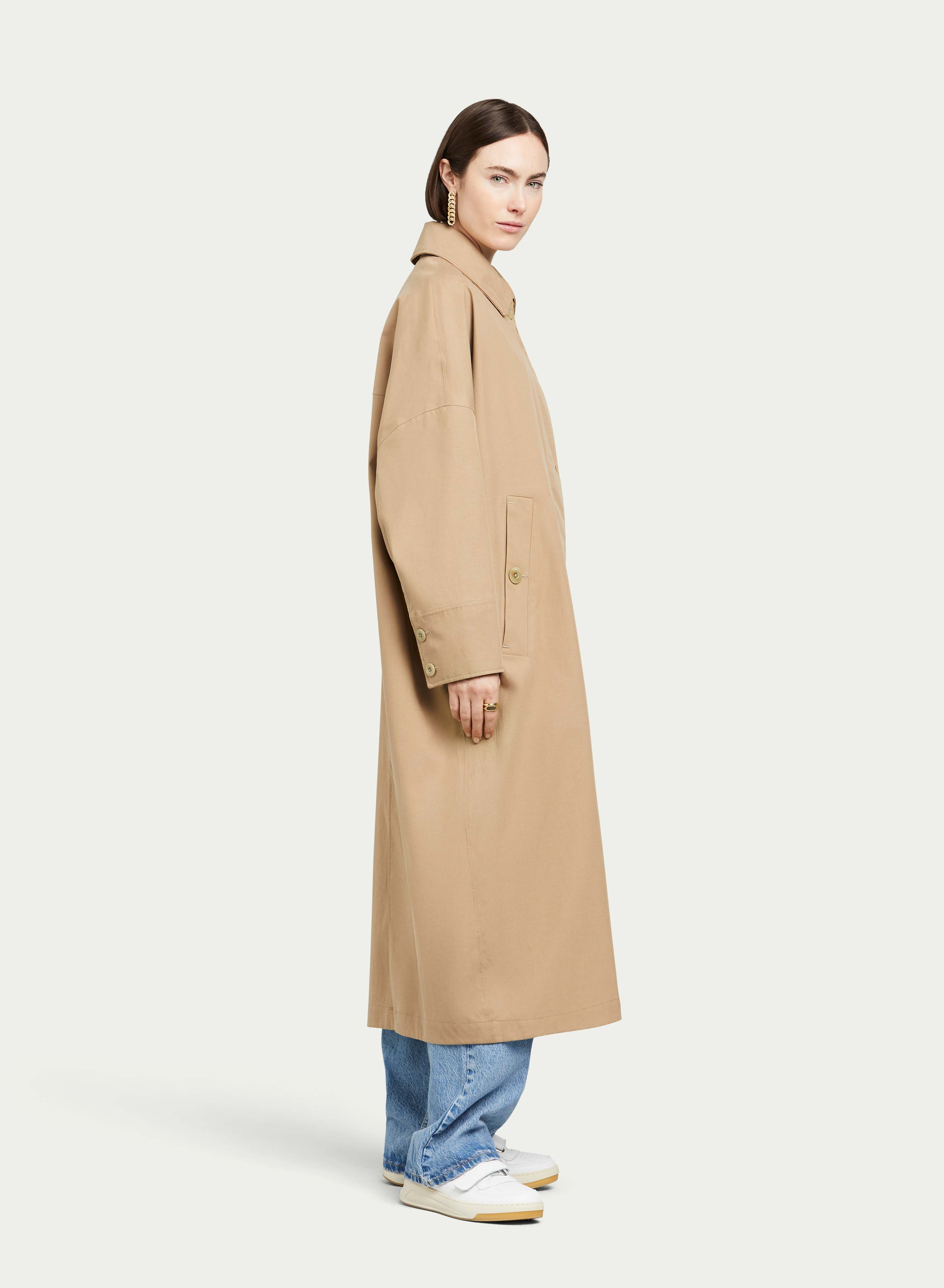 G-LAB Waterproof Coat Christy in Sand XS