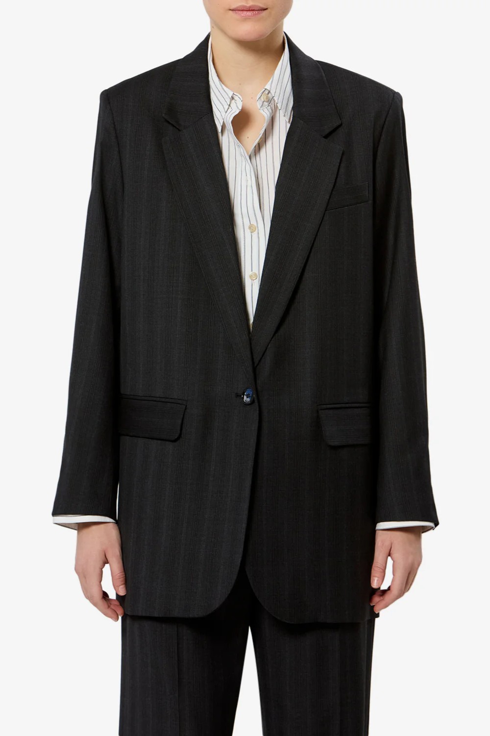 ISABEL MARANT Nerix Jacket in Dark Anthracite