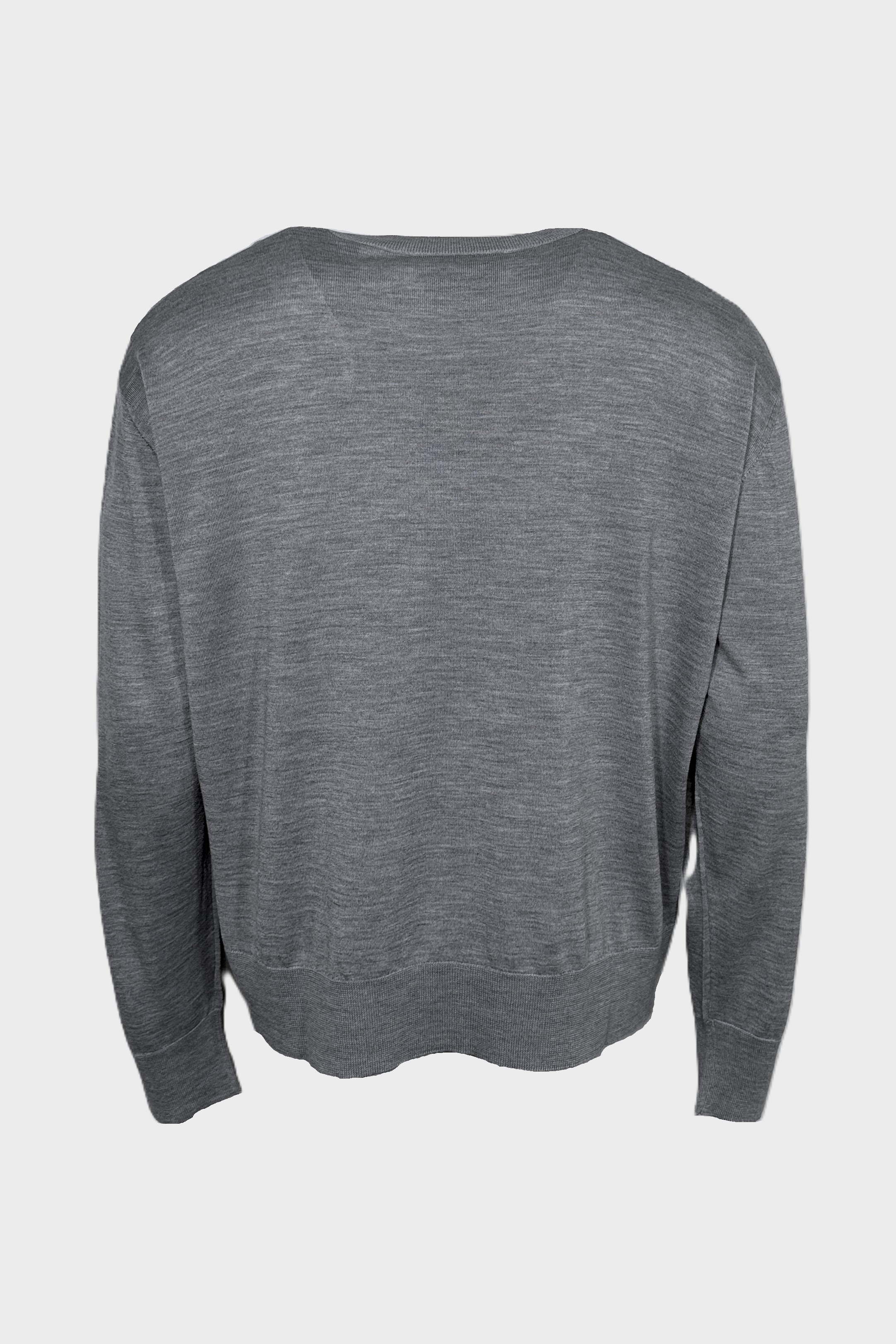 AMI PARIS de Coeur Extrafine Wool/Silk Crewneck Sweater