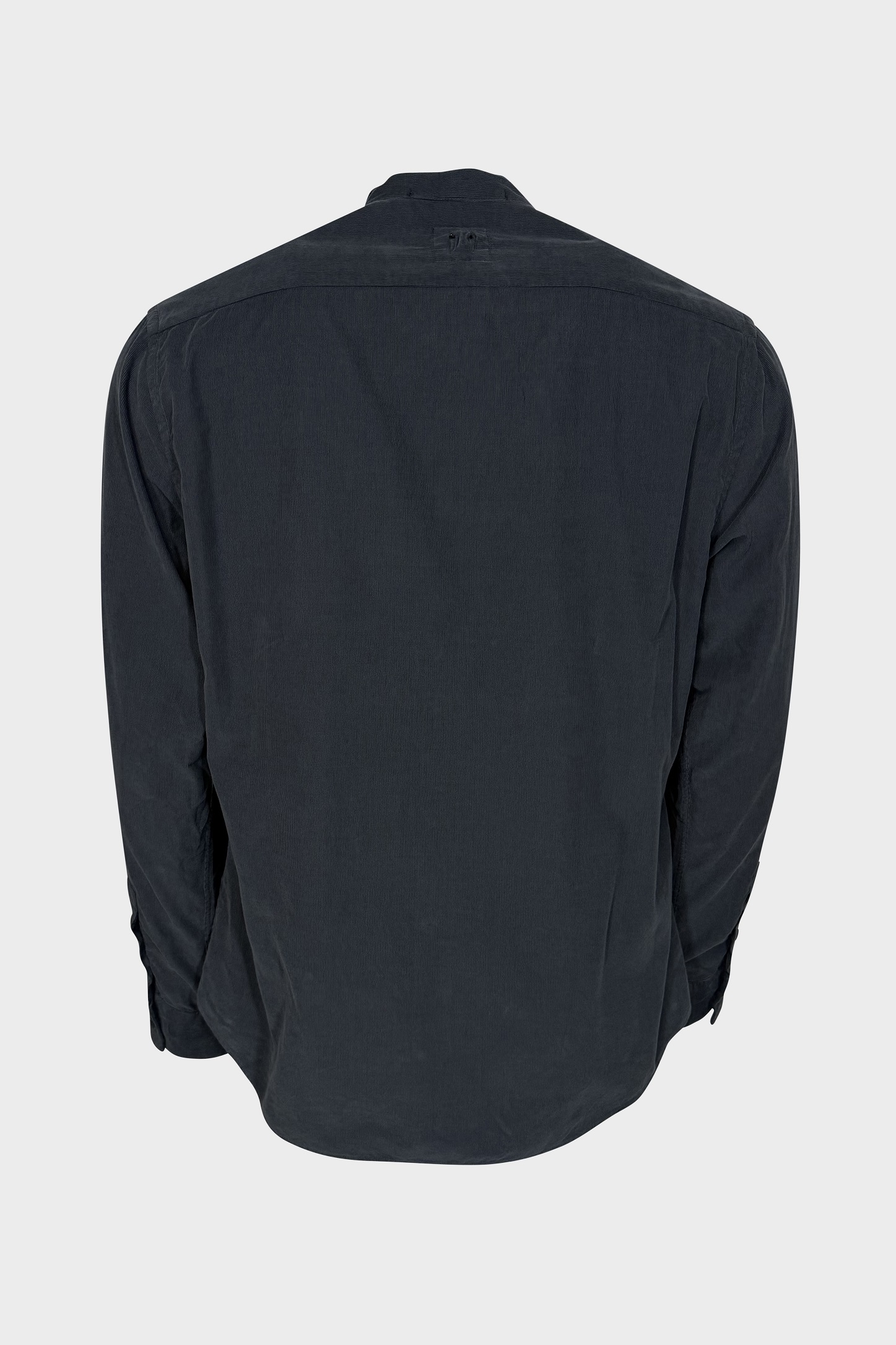 HANNES ROETHER Baby Cord Shirt in Dark Grey