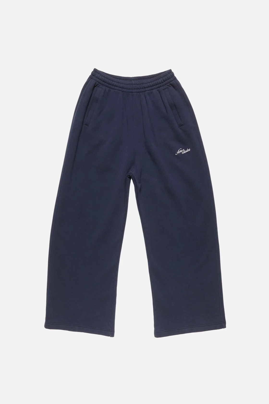 ACNE STUDIOS Logo Sweatpant in Dark Navy