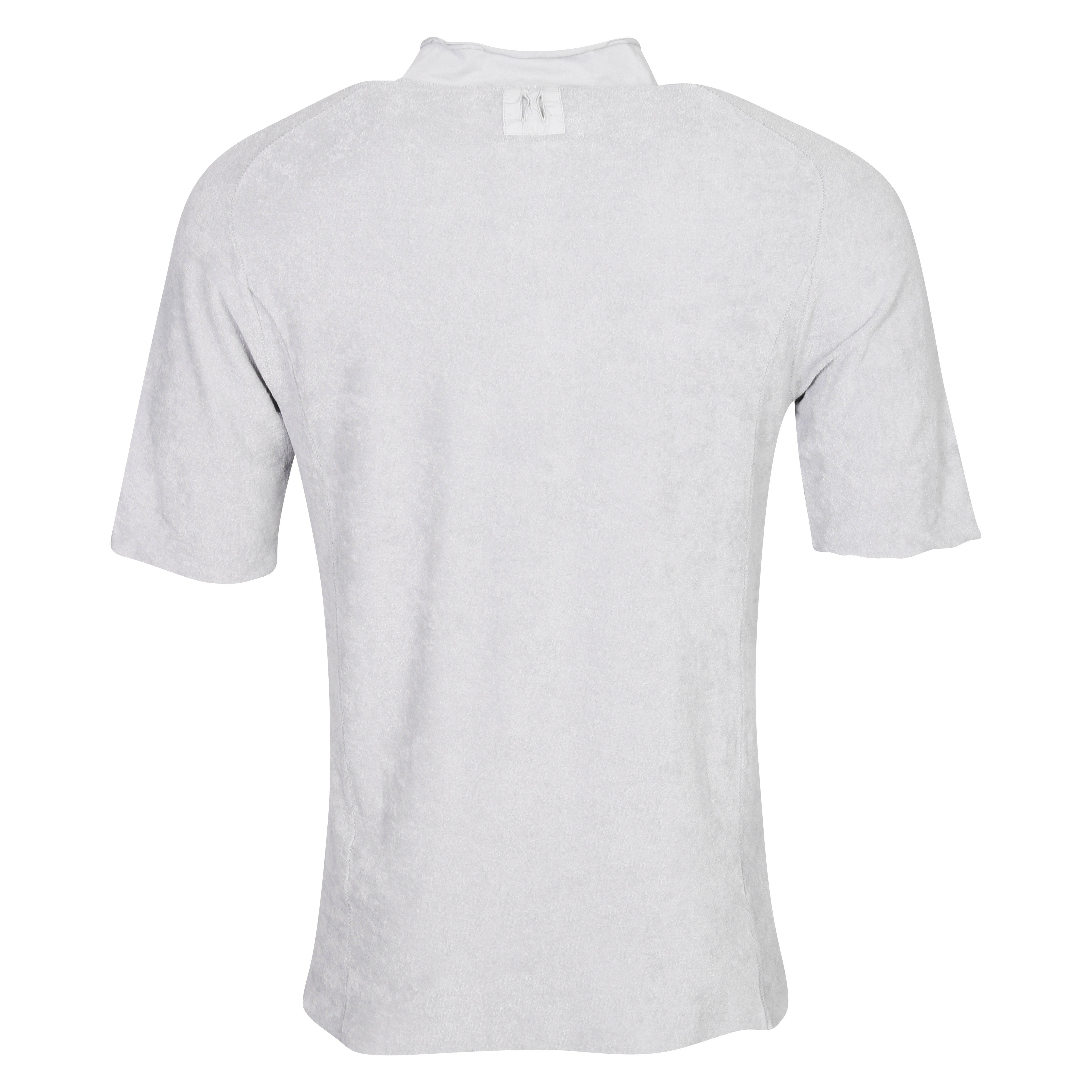 Hannes Roether Frottee Poloshirt in Mouse 2XL