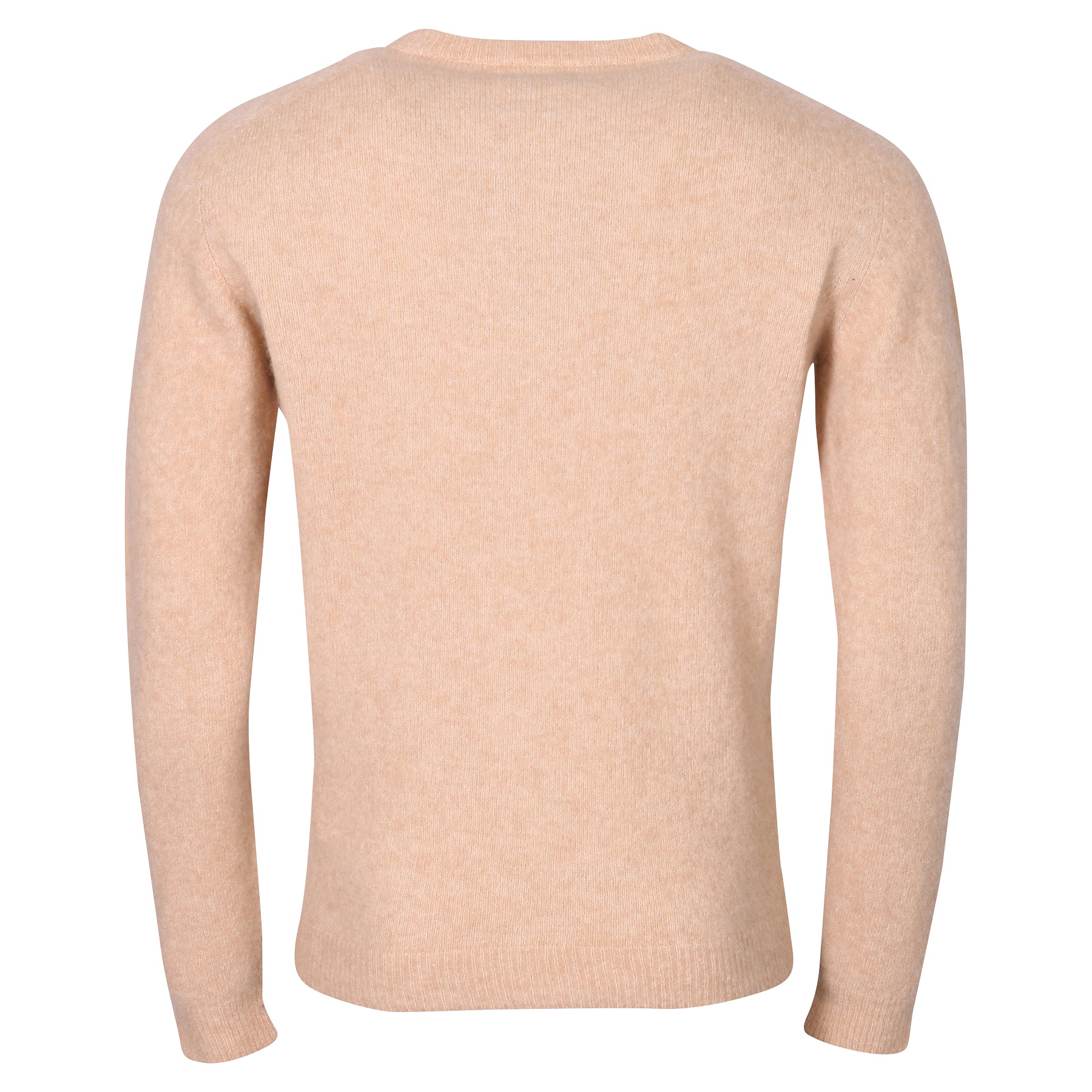 ROBERTO COLLINA Fluffy Cashmere Knit Pullover in Camel